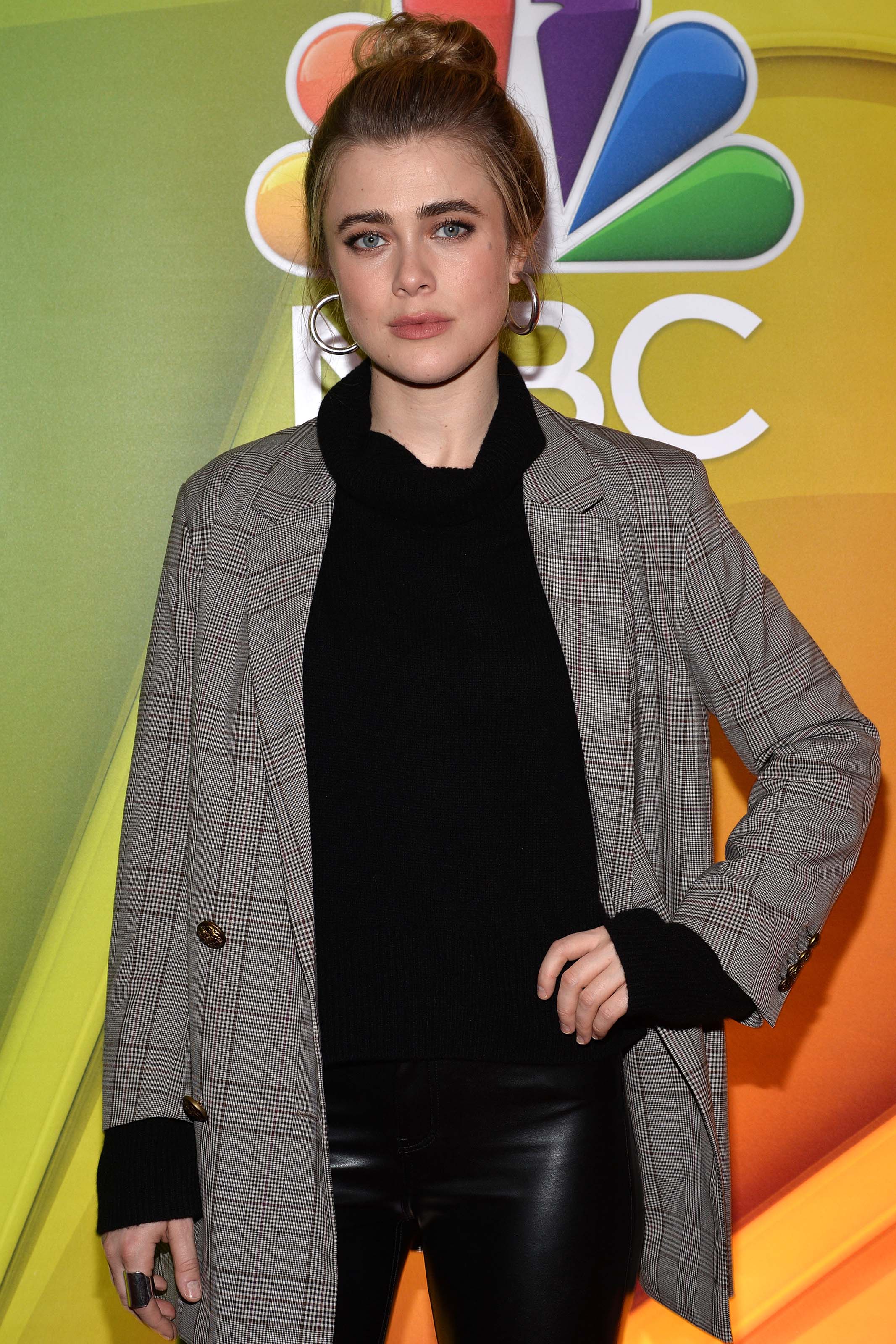Melissa Roxburgh attends NBCs New York Mid Season Press Junket
