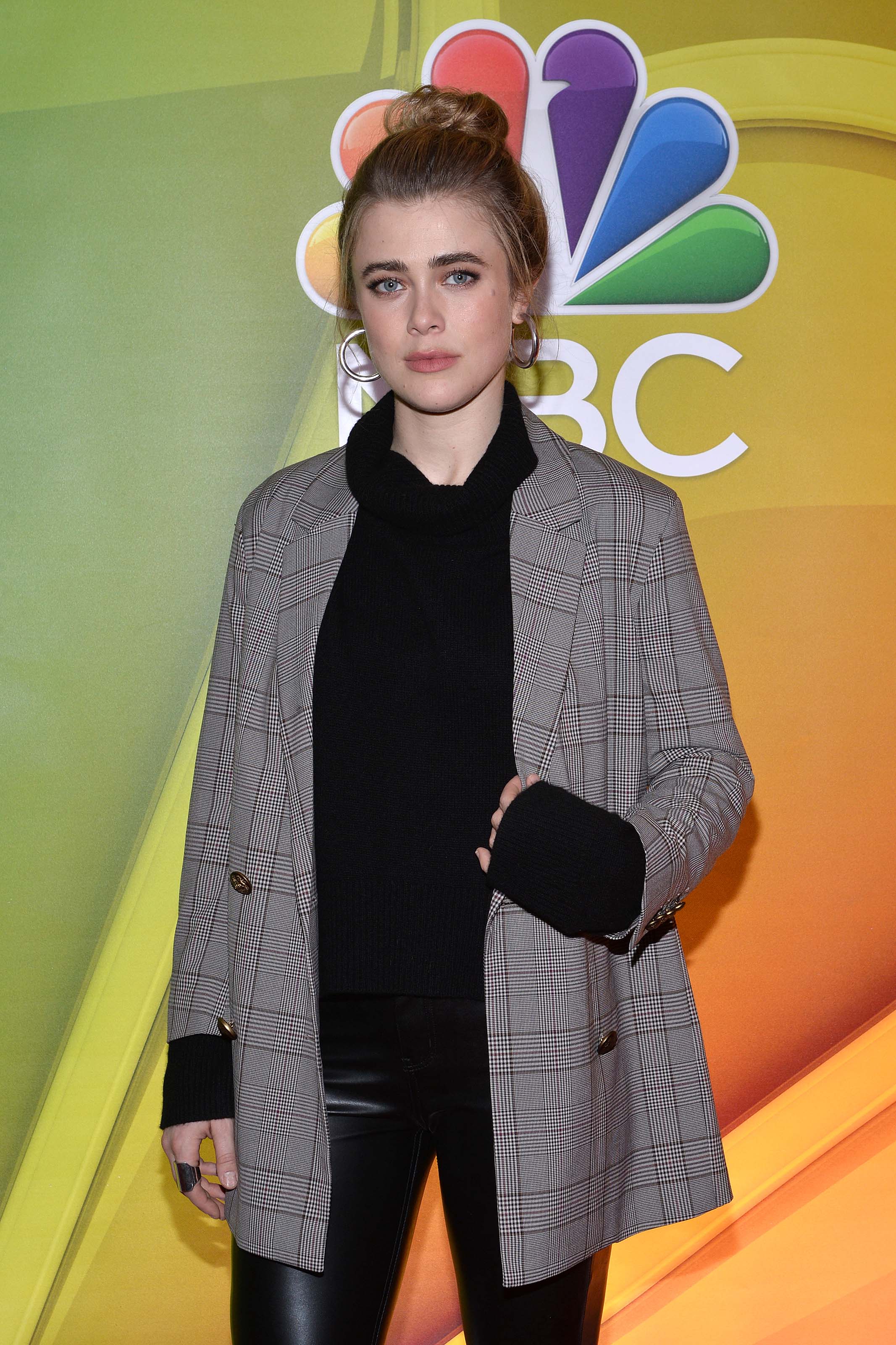 Melissa Roxburgh attends NBCs New York Mid Season Press Junket