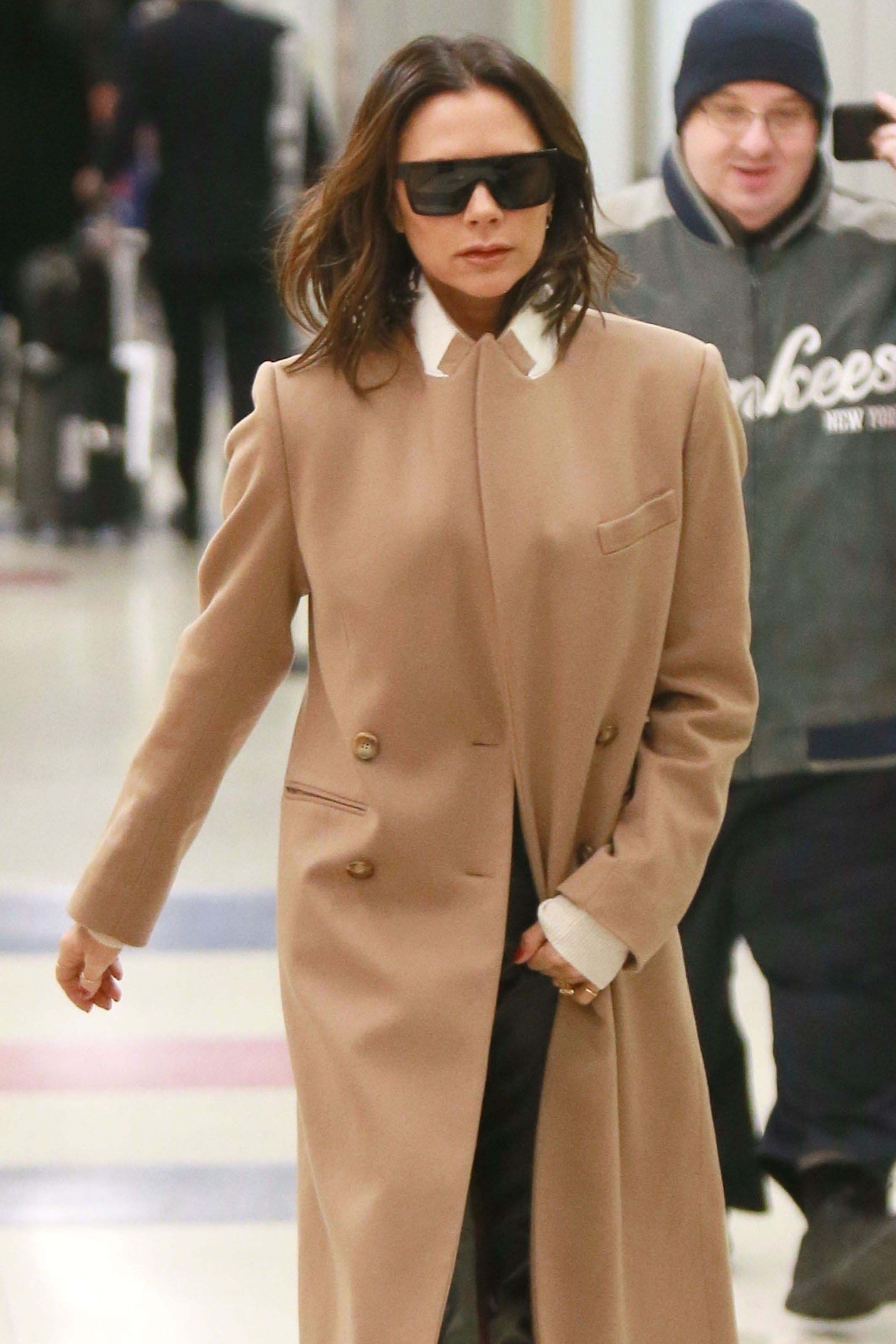 Victoria Beckham seen at JFK airport