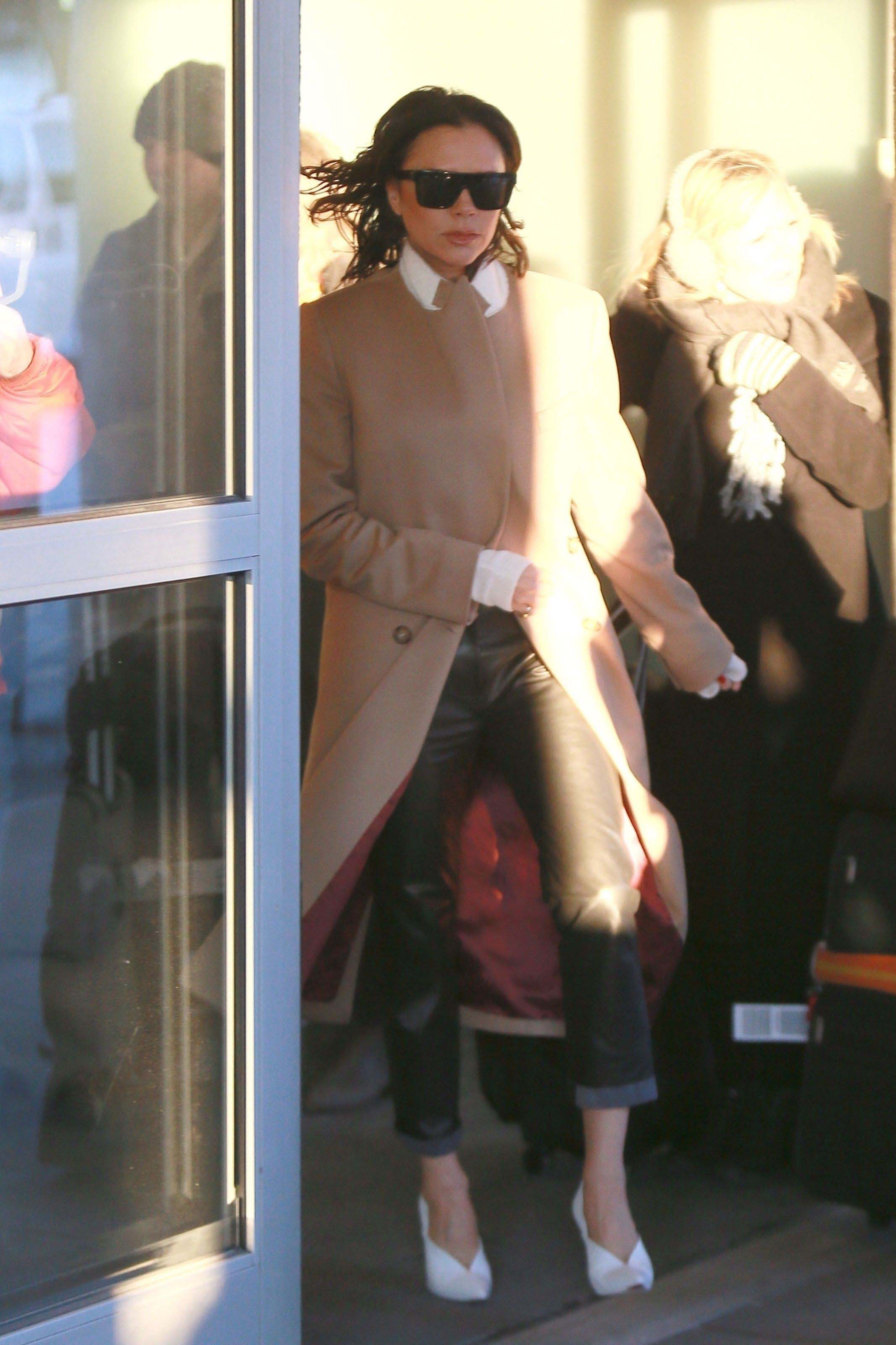 Victoria Beckham seen at JFK airport