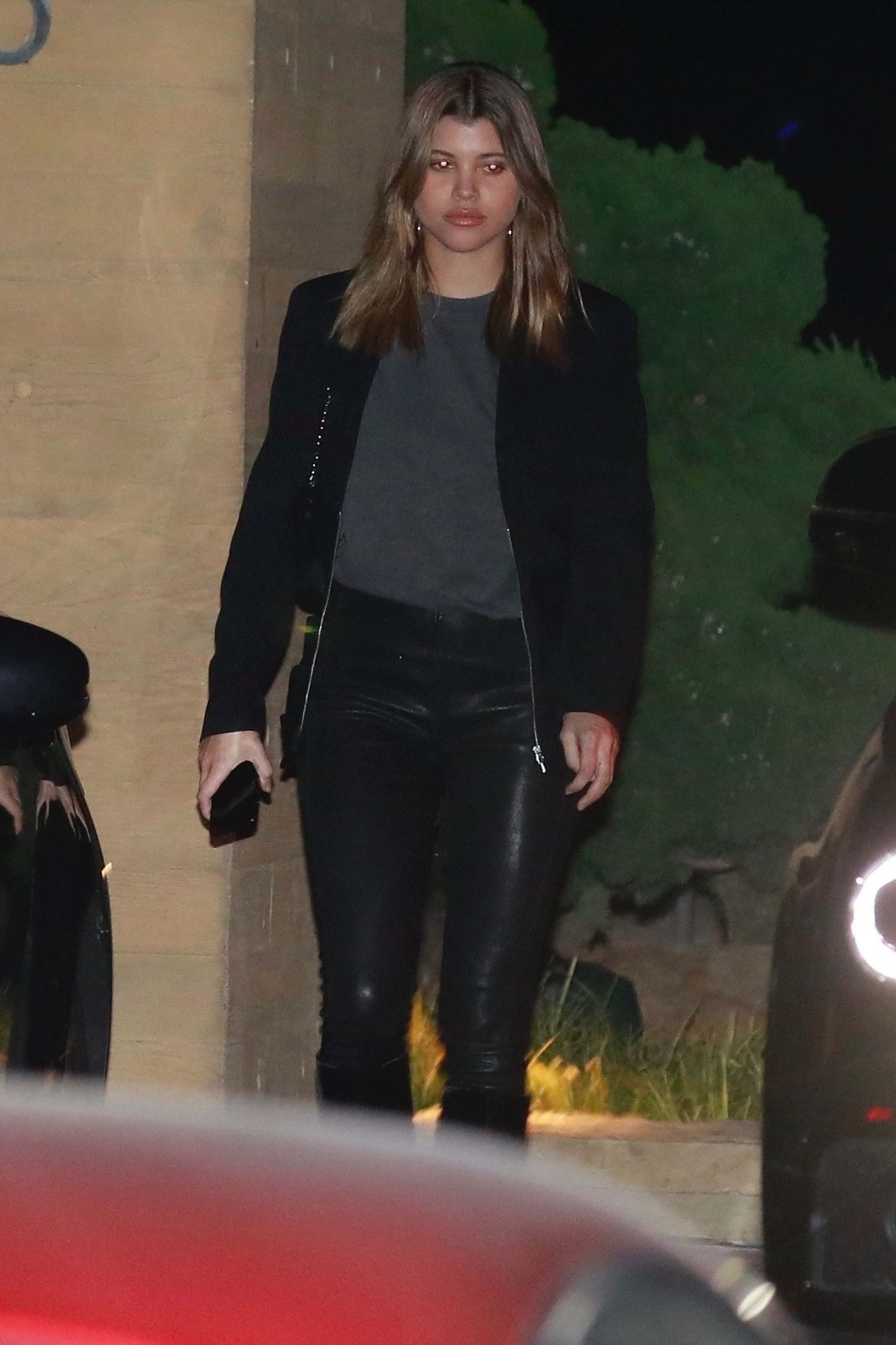 Sofia Richie leaving dinner