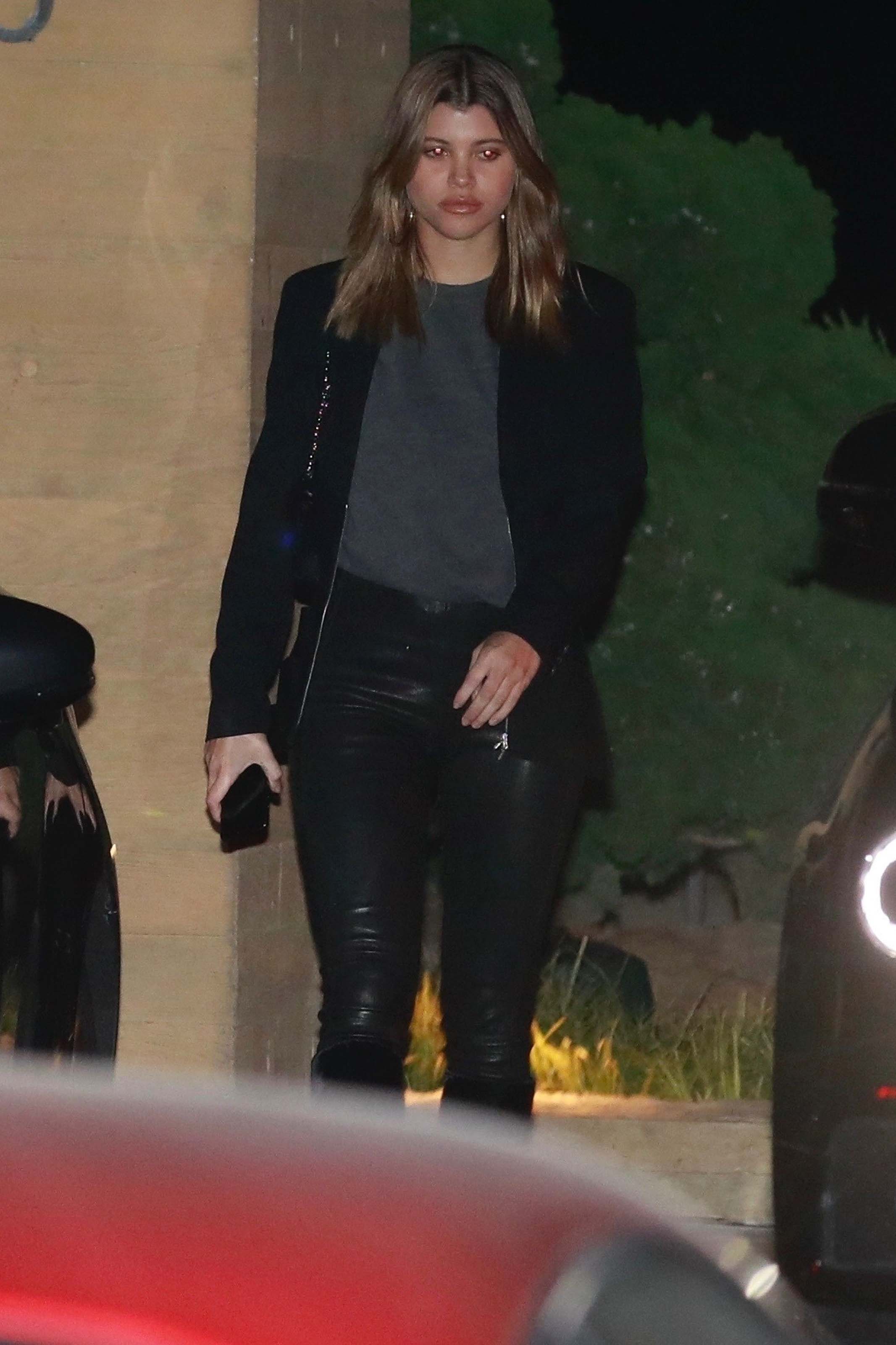 Sofia Richie leaving dinner