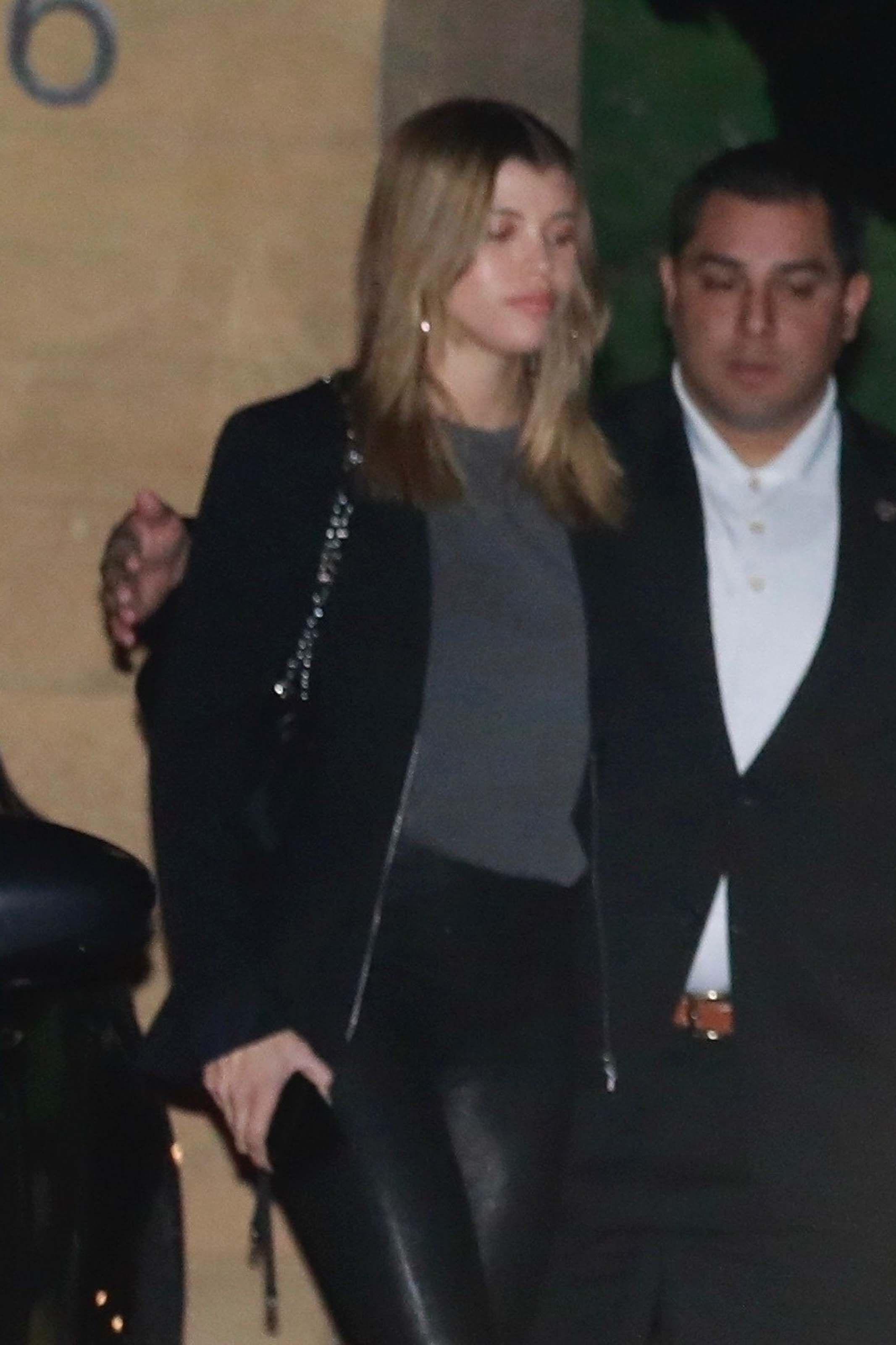 Sofia Richie leaving dinner