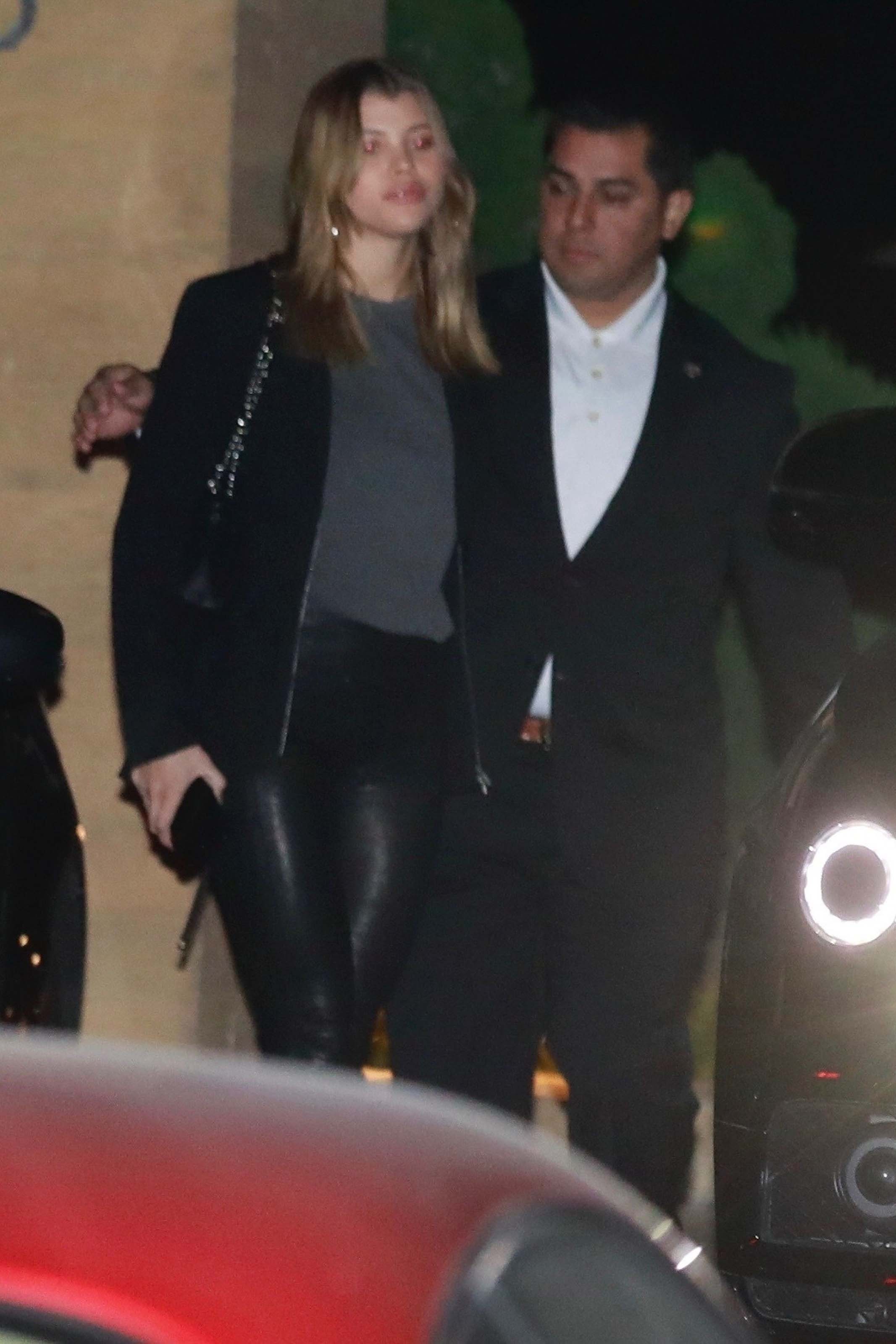 Sofia Richie leaving dinner