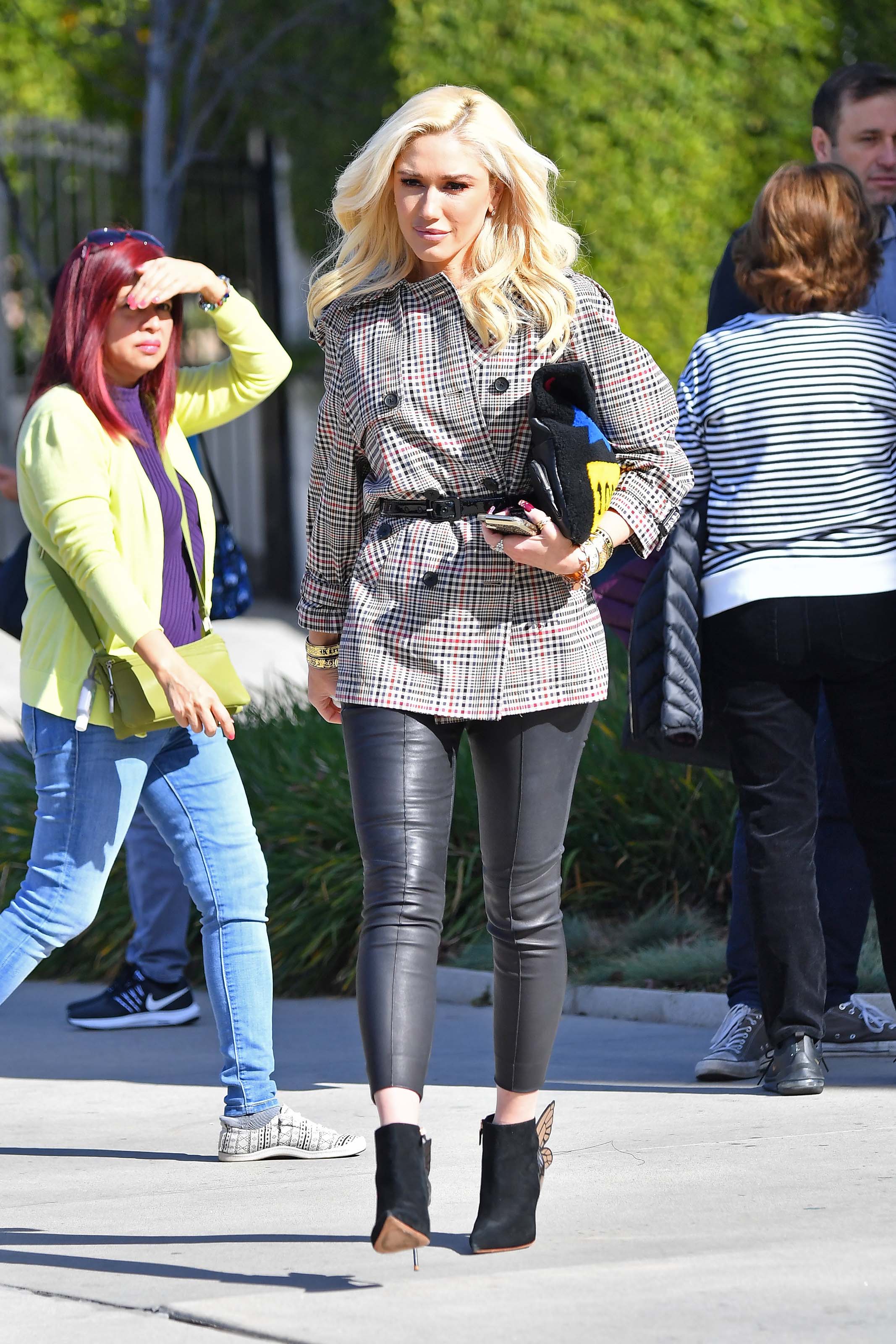 Gwen Stefani heads to church