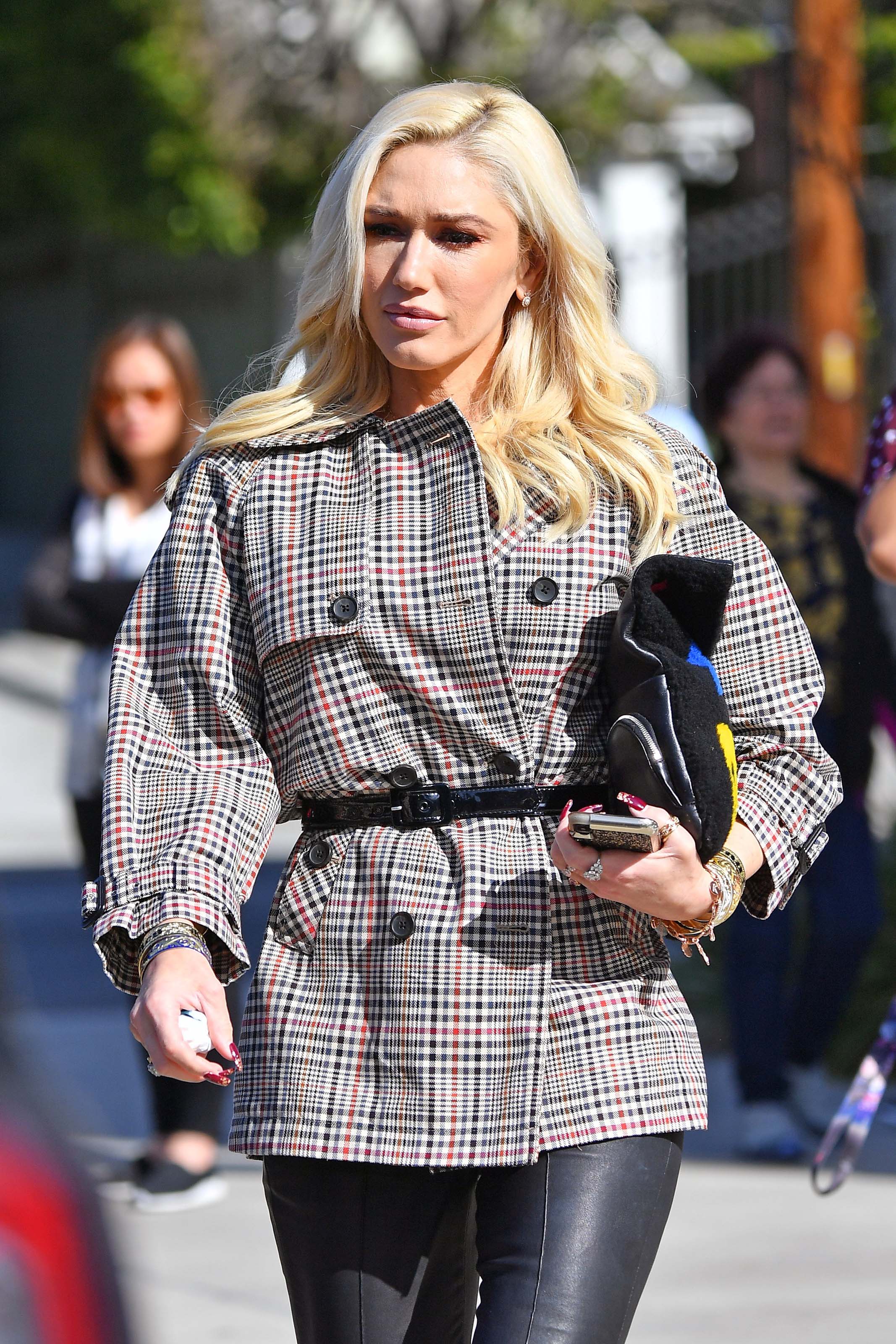Gwen Stefani heads to church