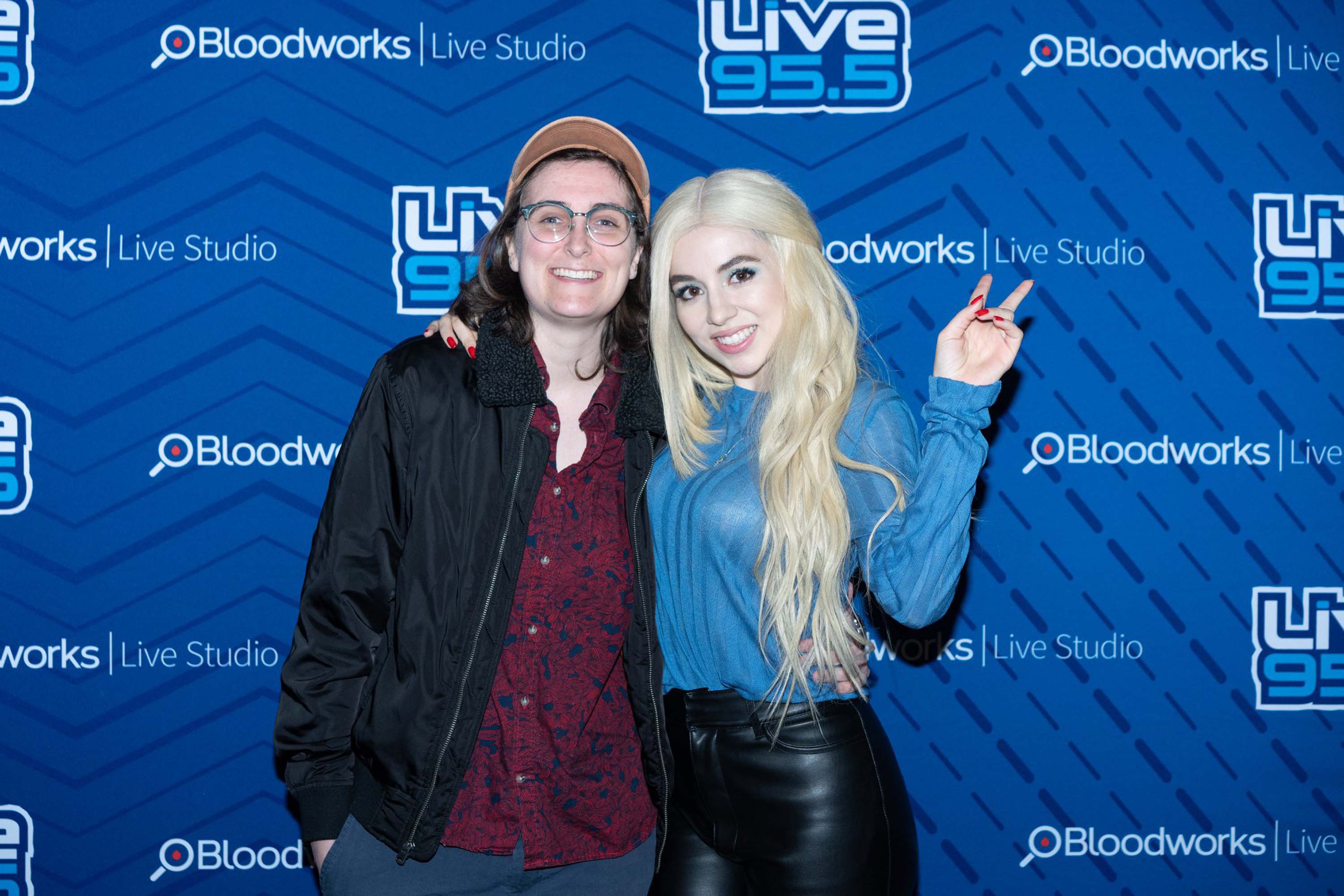 Ava Max performs at the Bloodworks Live Studios