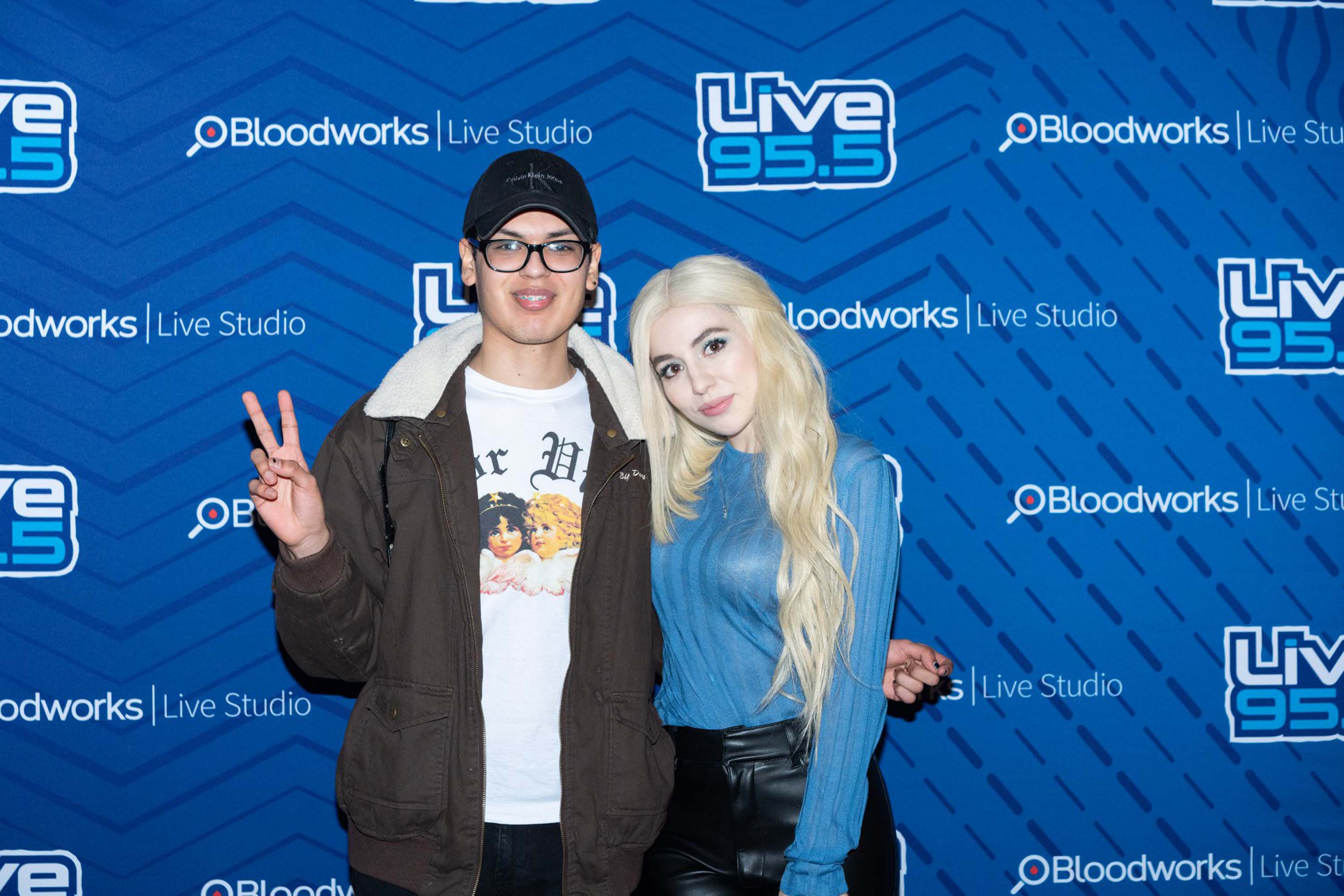 Ava Max performs at the Bloodworks Live Studios