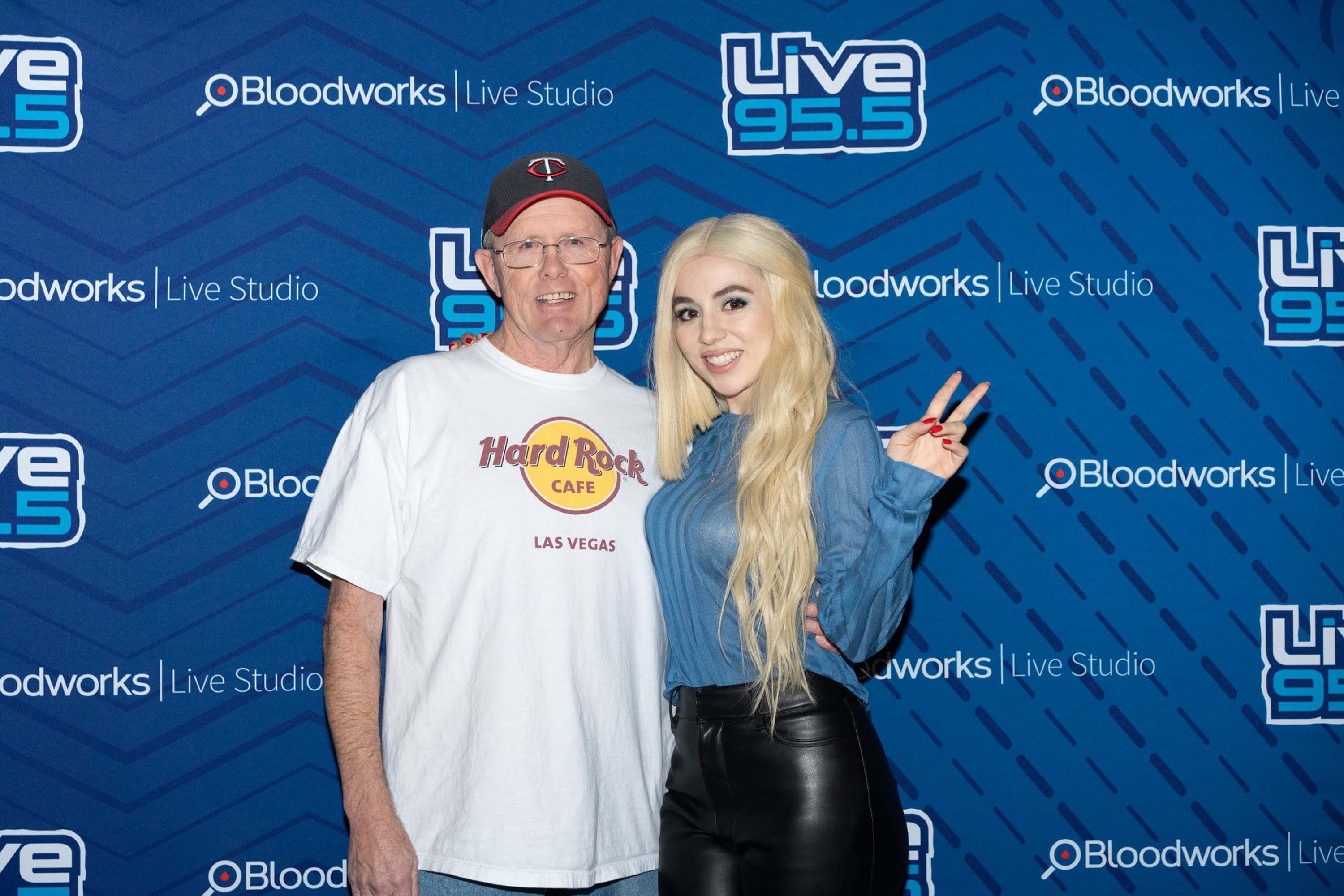Ava Max performs at the Bloodworks Live Studios