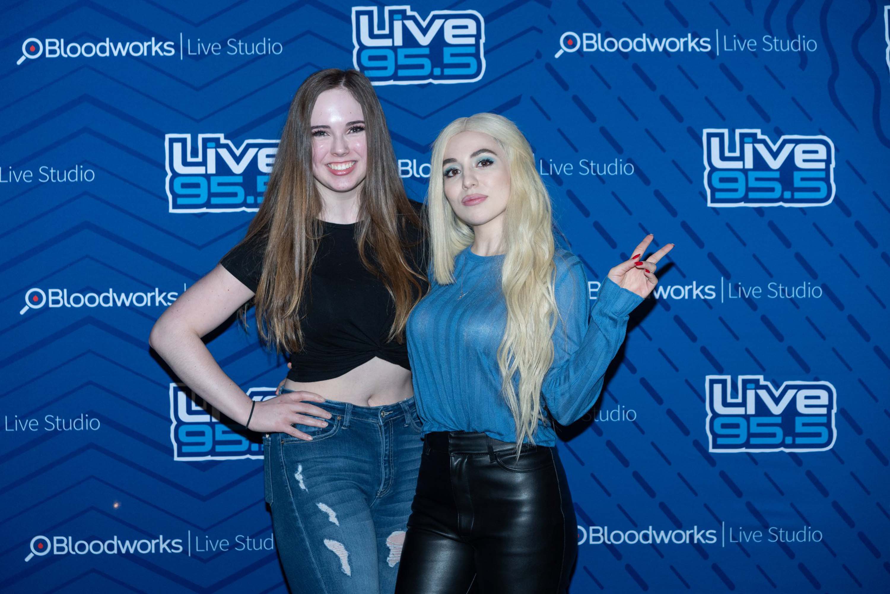 Ava Max performs at the Bloodworks Live Studios