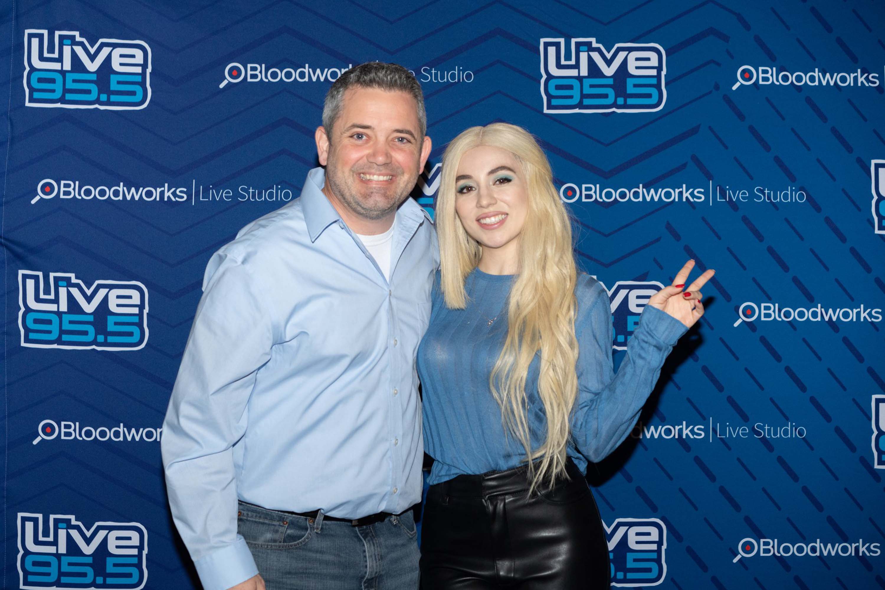 Ava Max performs at the Bloodworks Live Studios