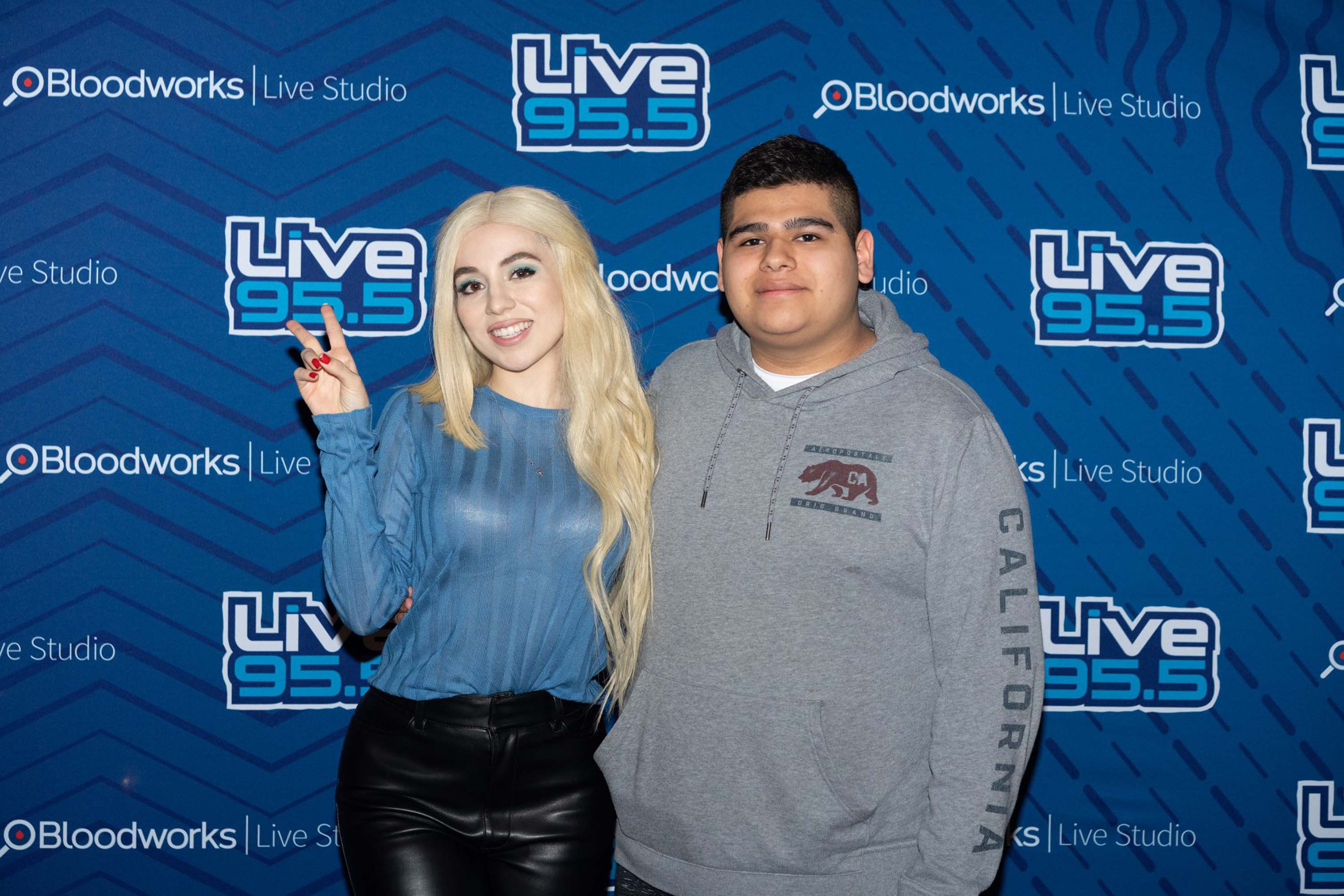 Ava Max performs at the Bloodworks Live Studios