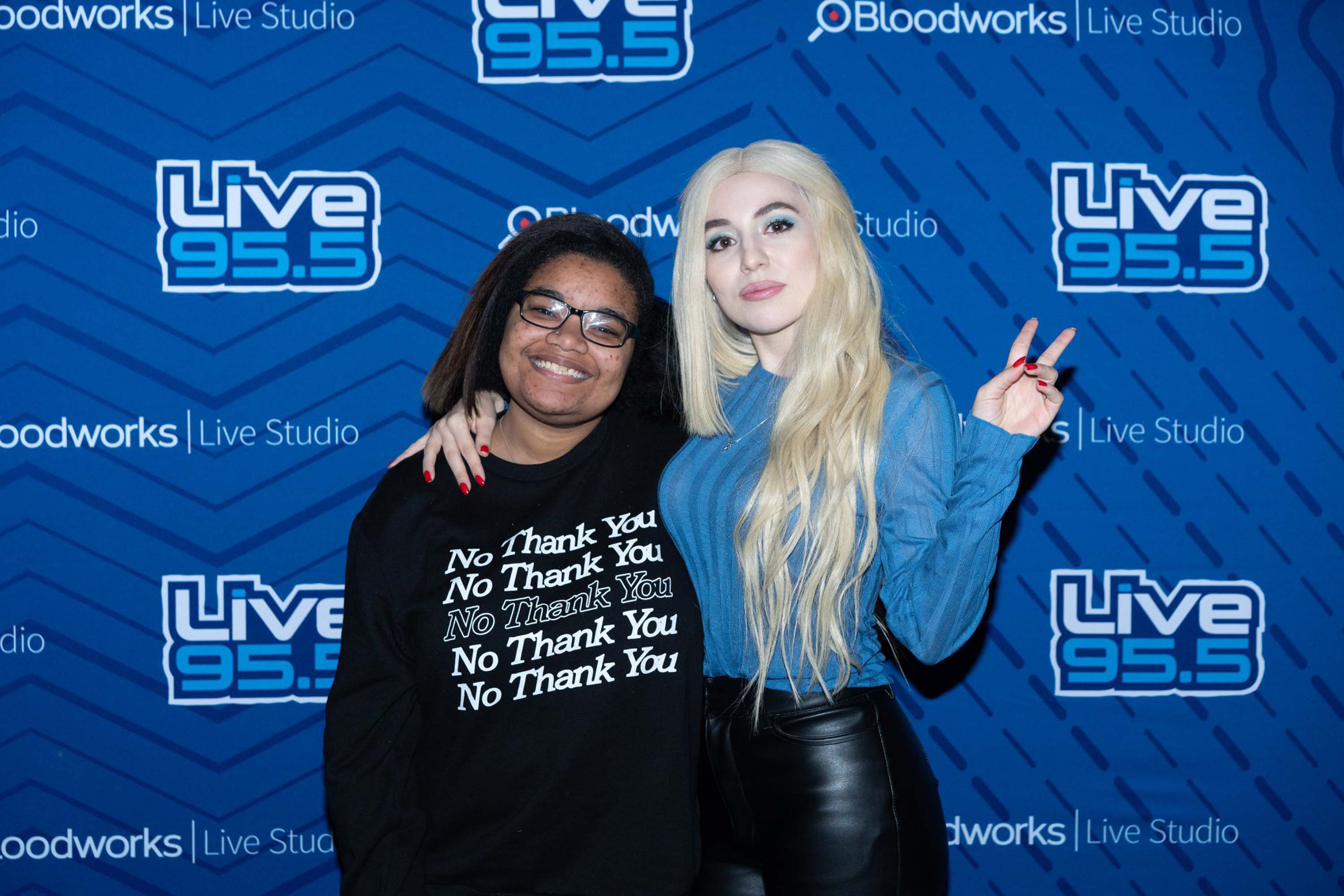 Ava Max performs at the Bloodworks Live Studios