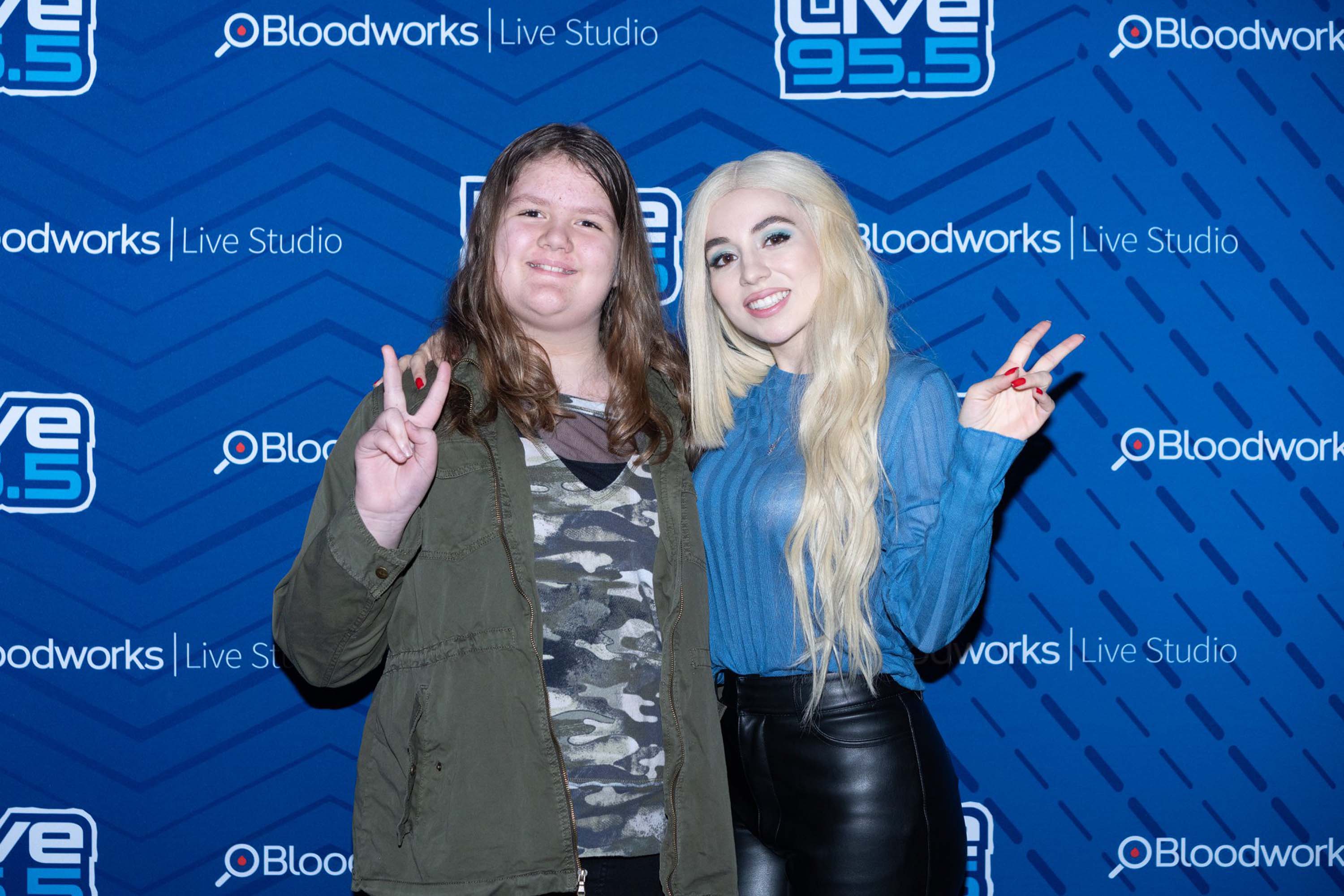 Ava Max performs at the Bloodworks Live Studios