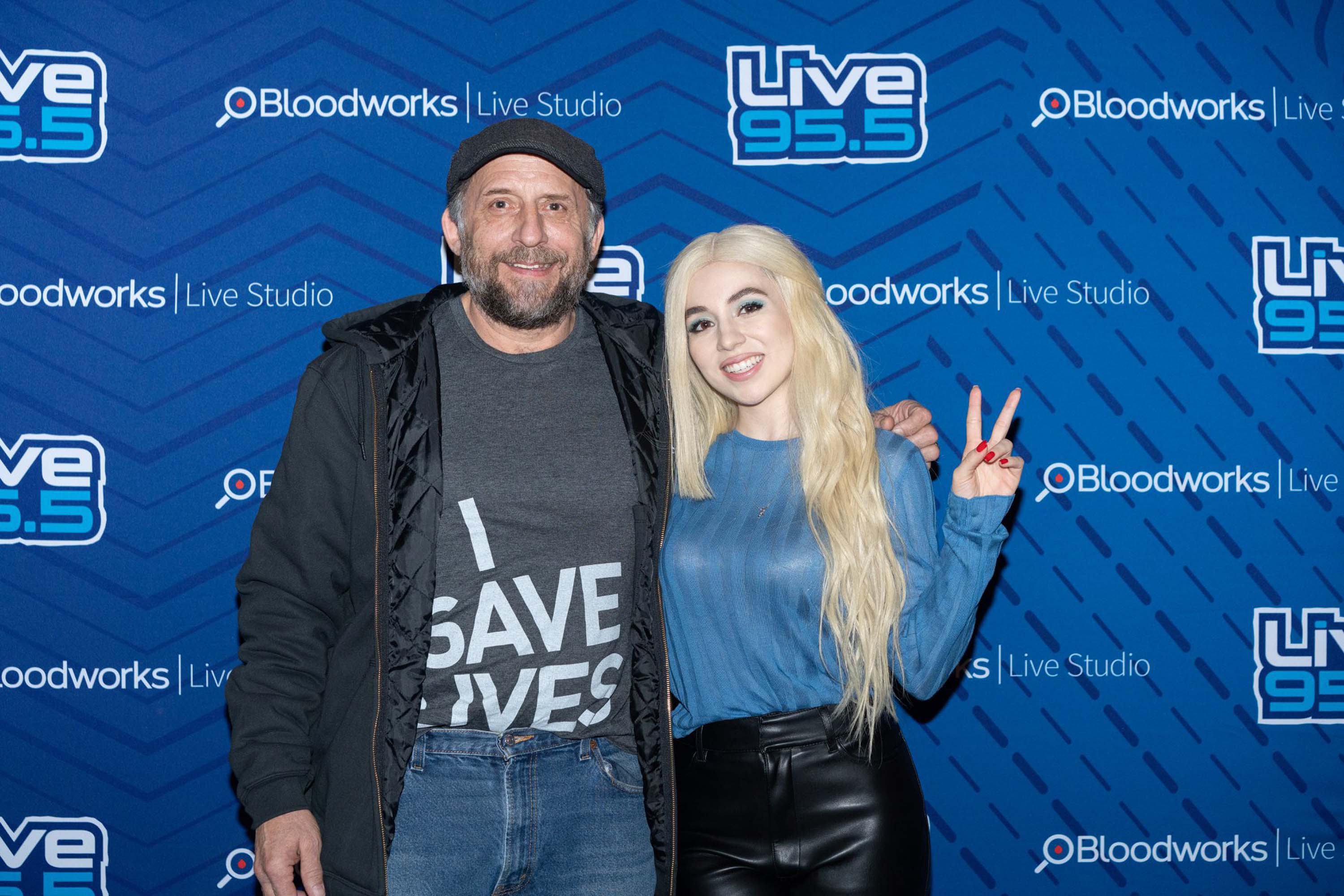 Ava Max performs at the Bloodworks Live Studios