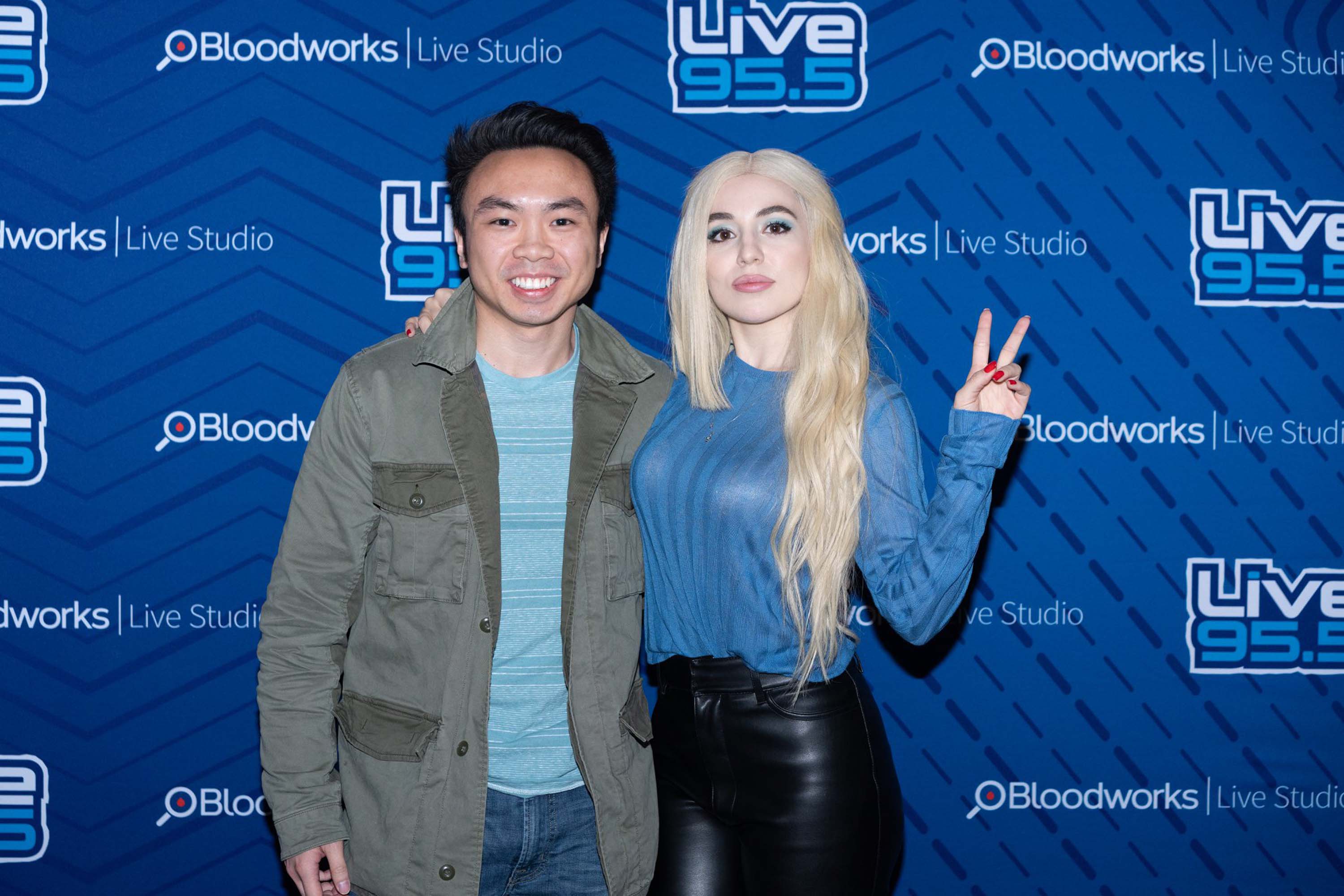 Ava Max performs at the Bloodworks Live Studios