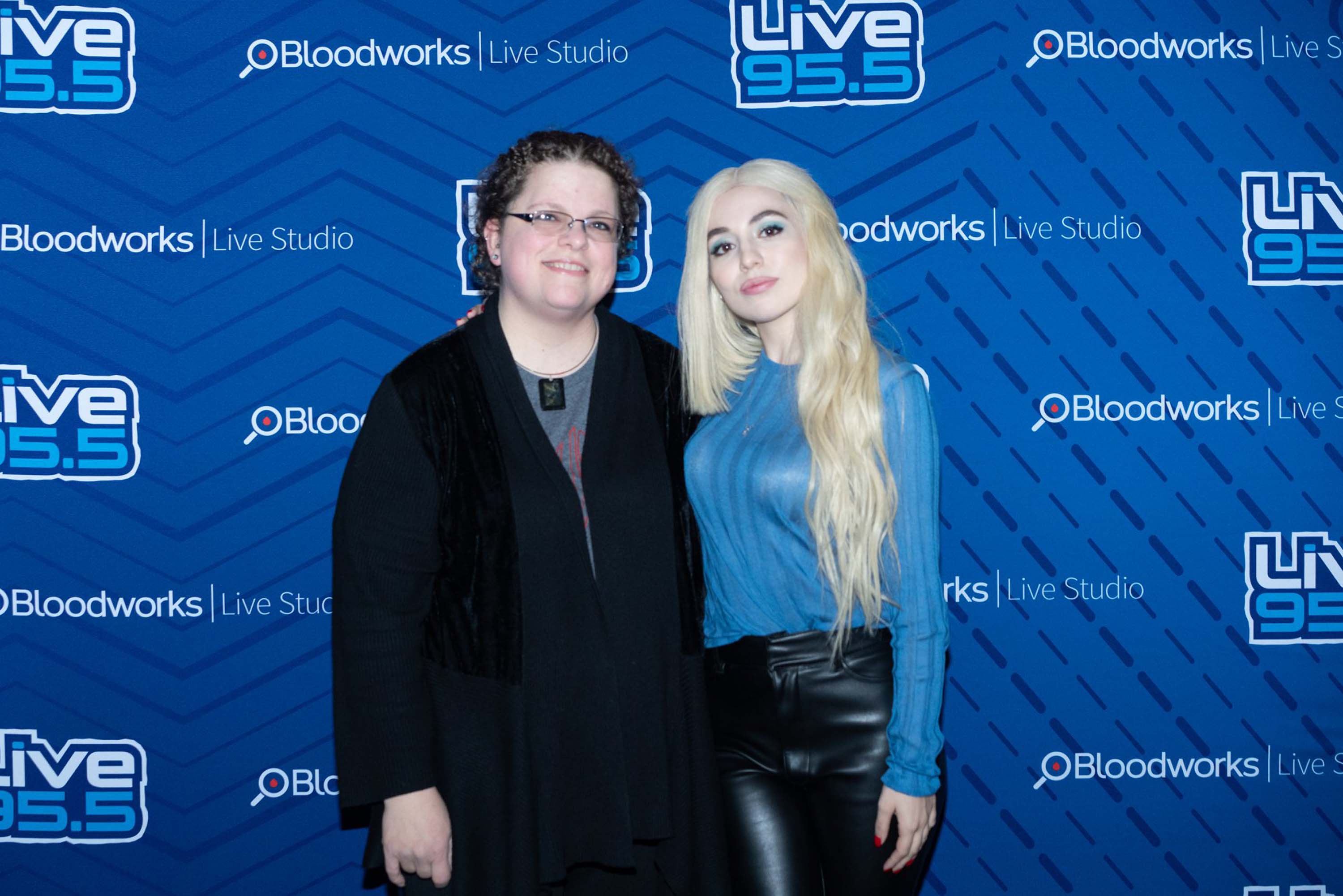 Ava Max performs at the Bloodworks Live Studios