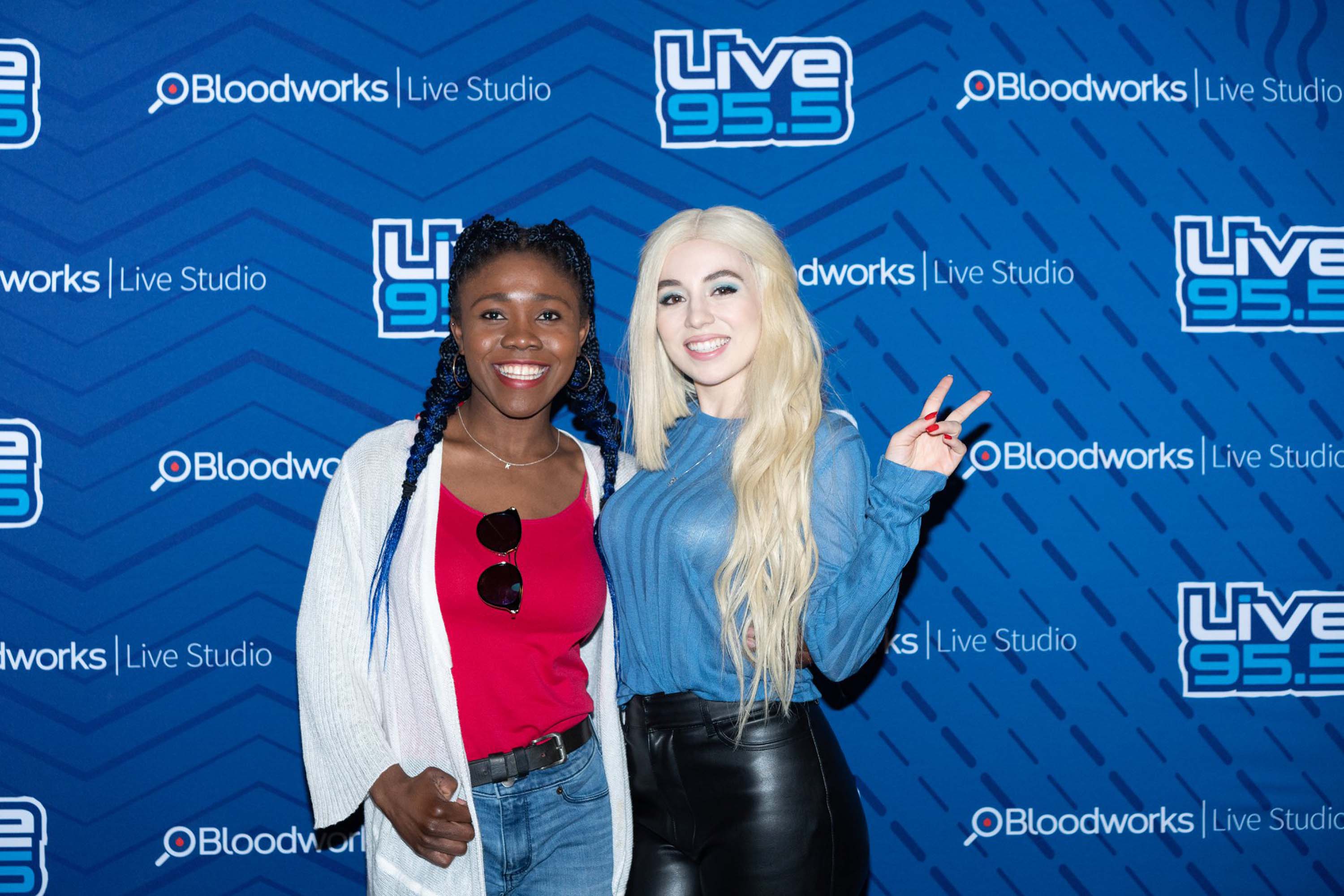 Ava Max performs at the Bloodworks Live Studios