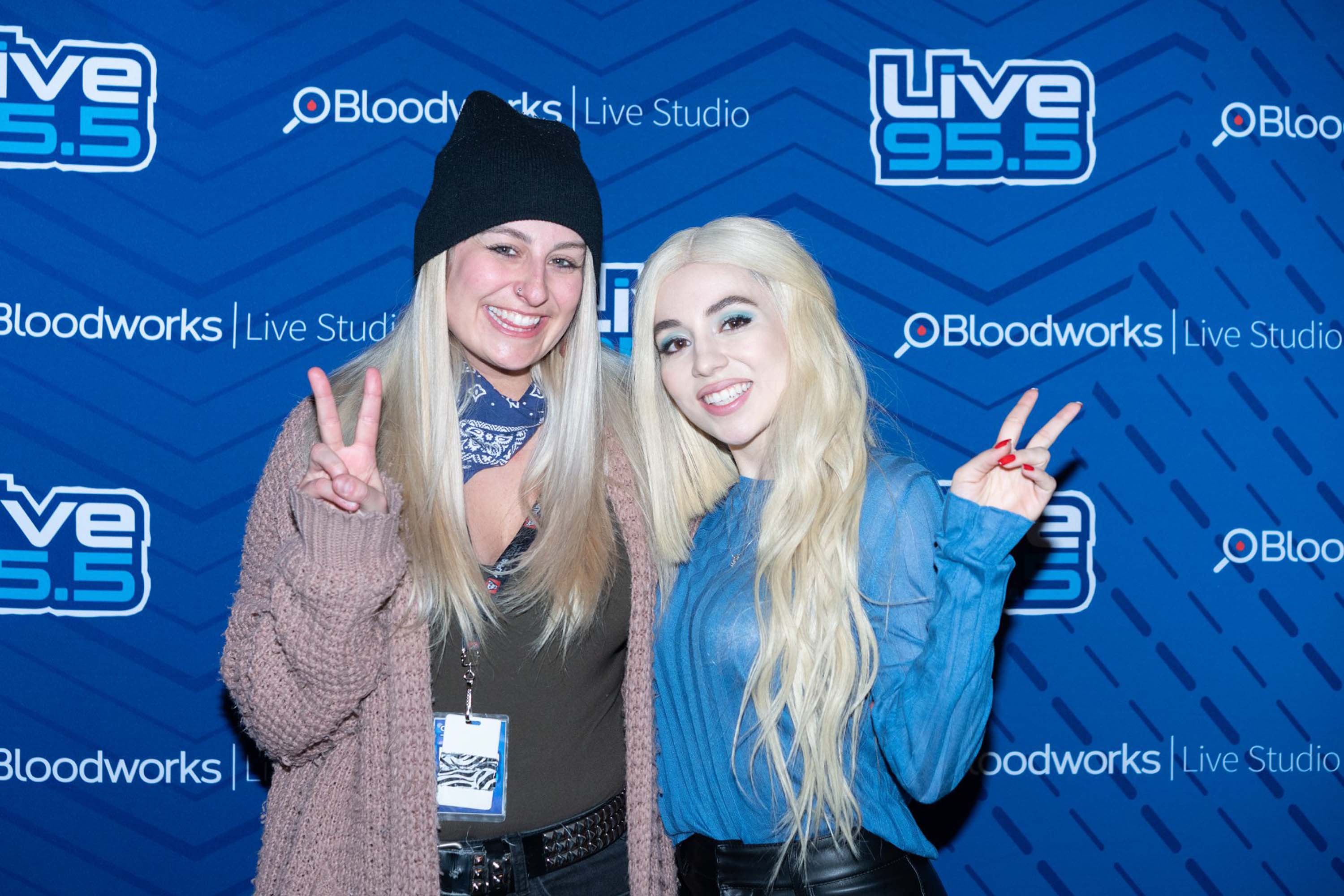 Ava Max performs at the Bloodworks Live Studios