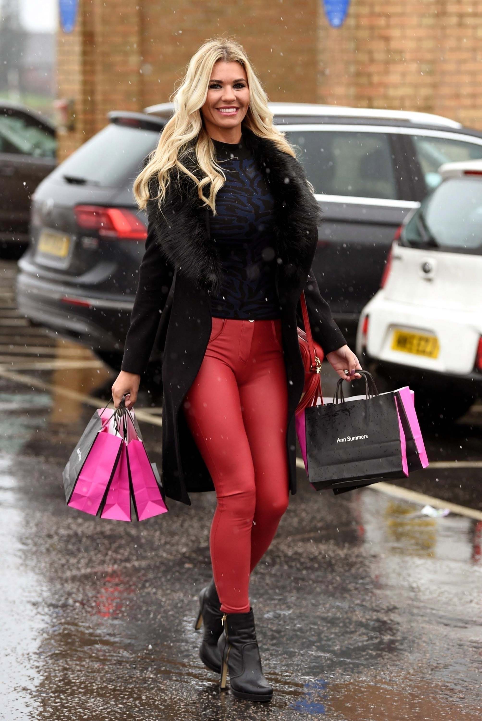 Christine McGuinness out Shopping