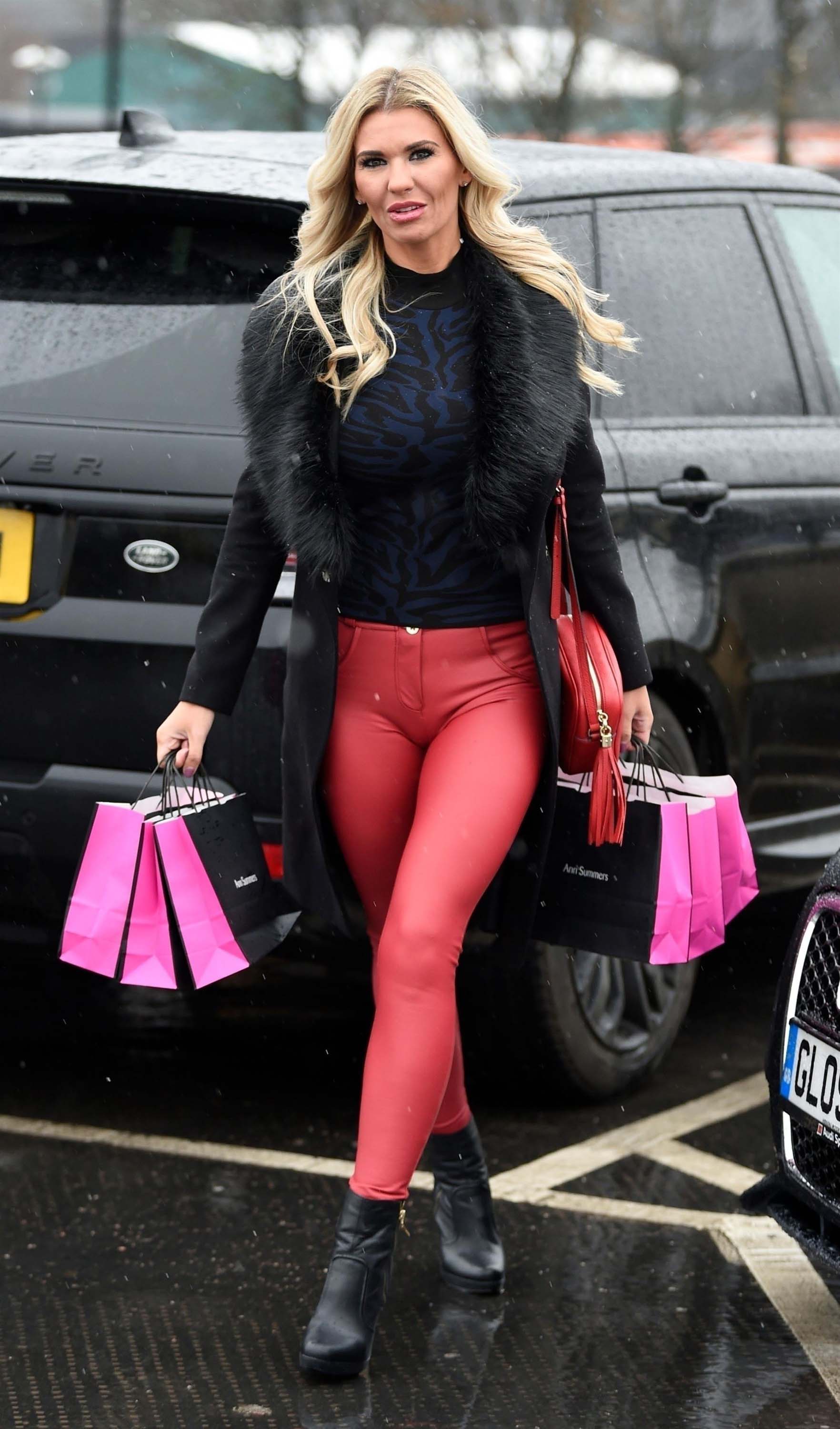 Christine McGuinness out Shopping
