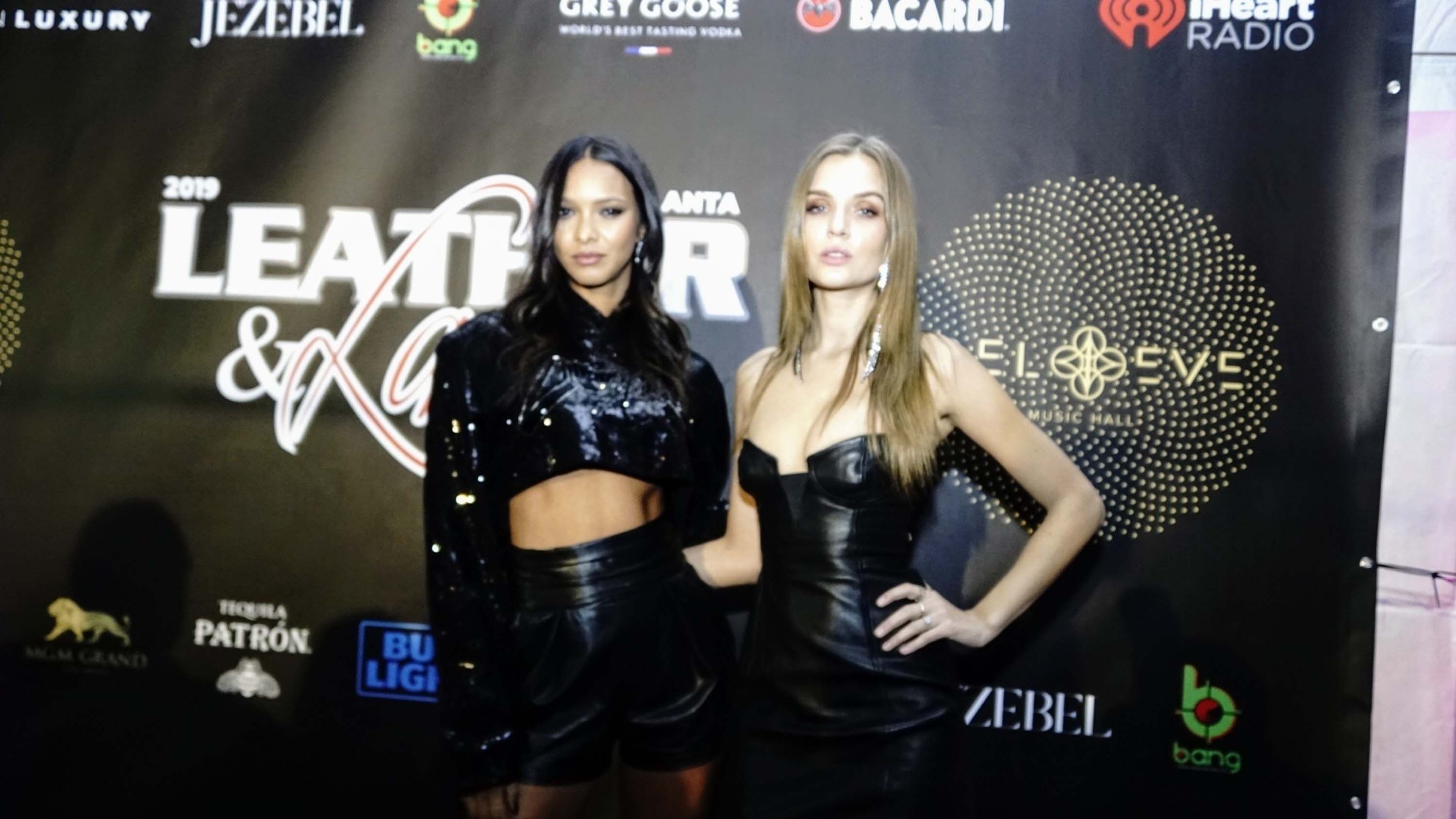 Josephine Skriver attends 16th annual Super Bowl Leather & Laces Party