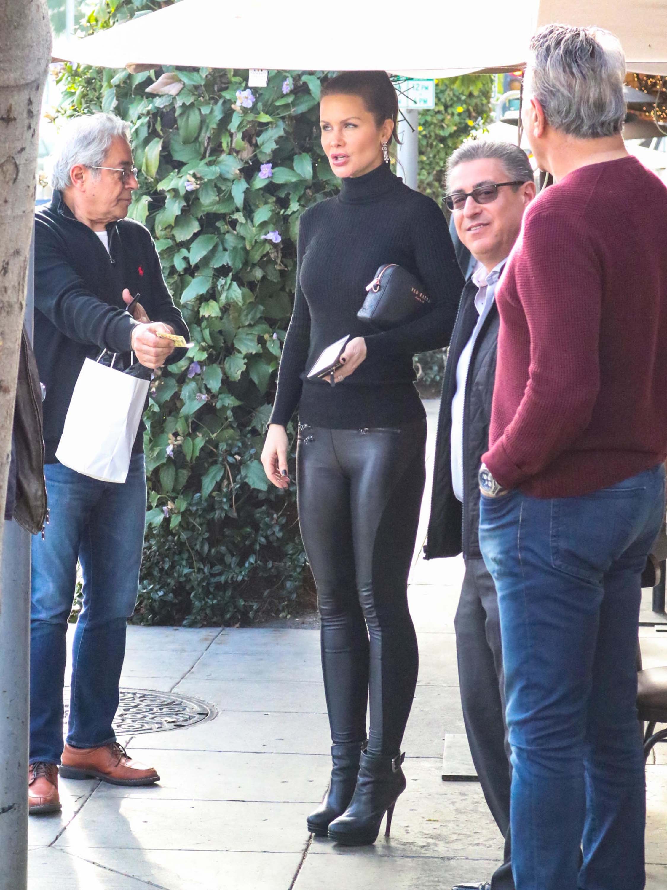 Josie Davis out in Los Angeles