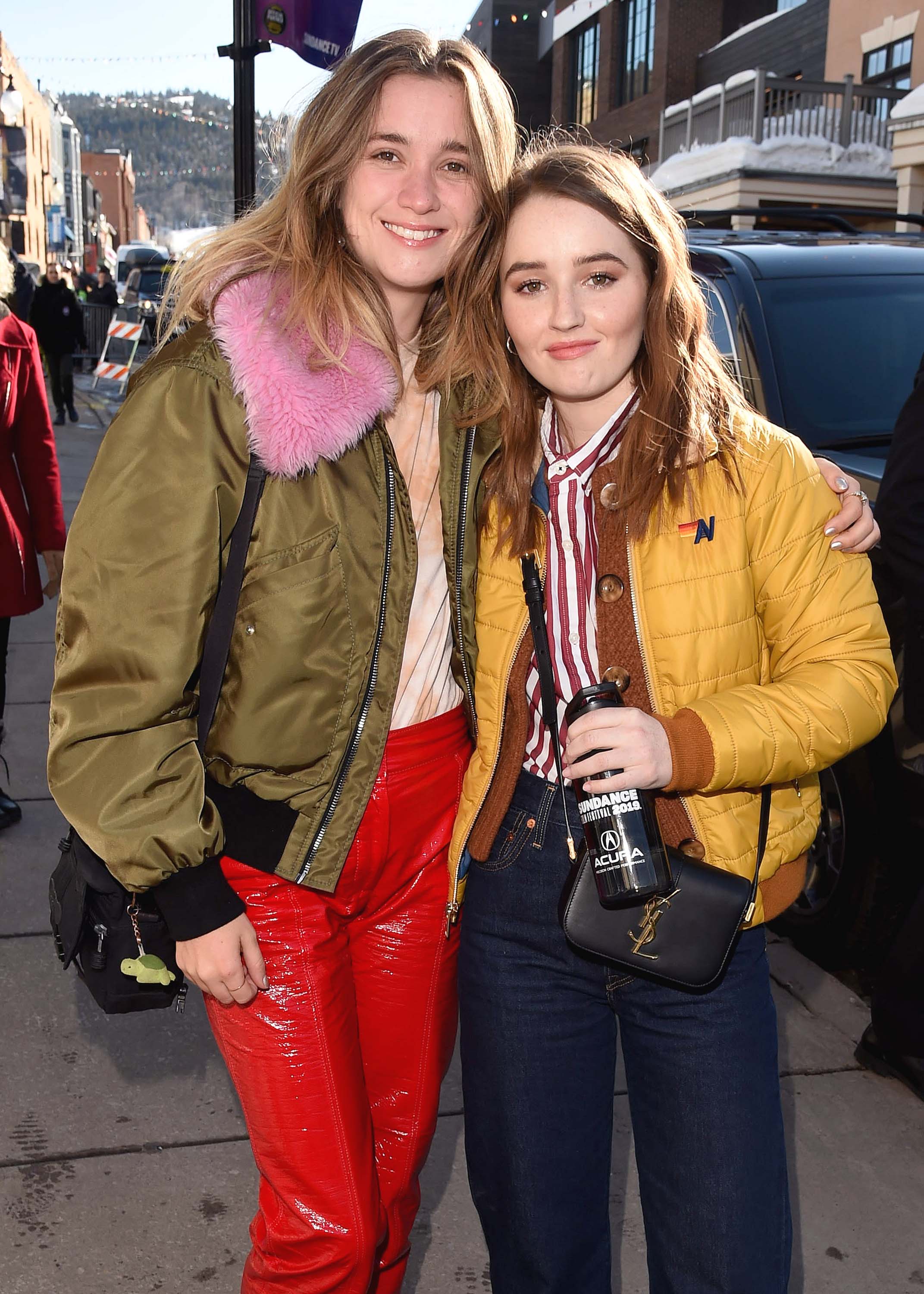 Kaitlyn Dever and Alice Englert out and about
