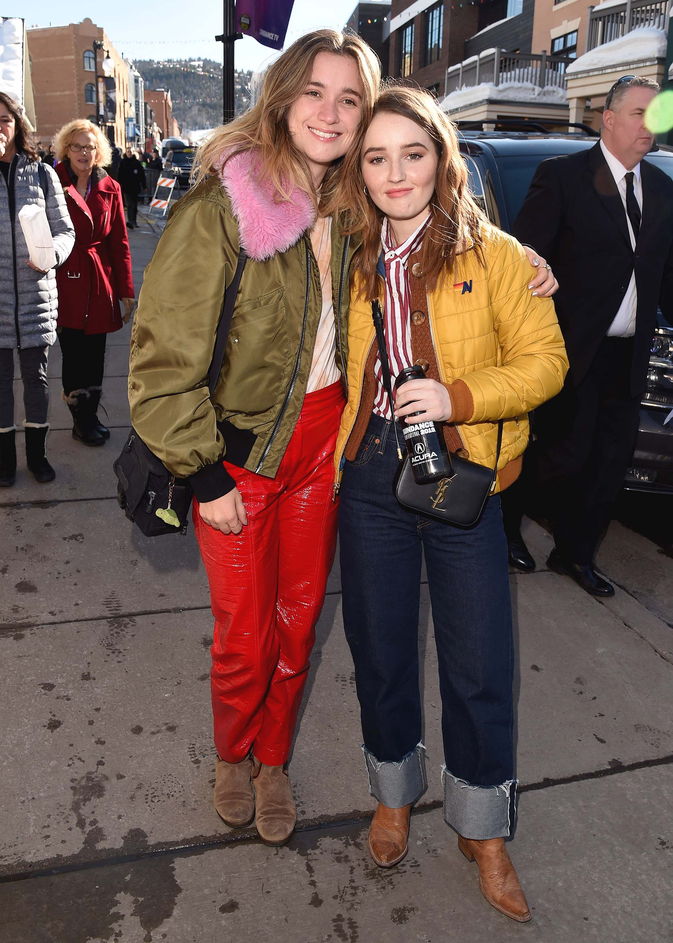 Kaitlyn Dever and Alice Englert out and about