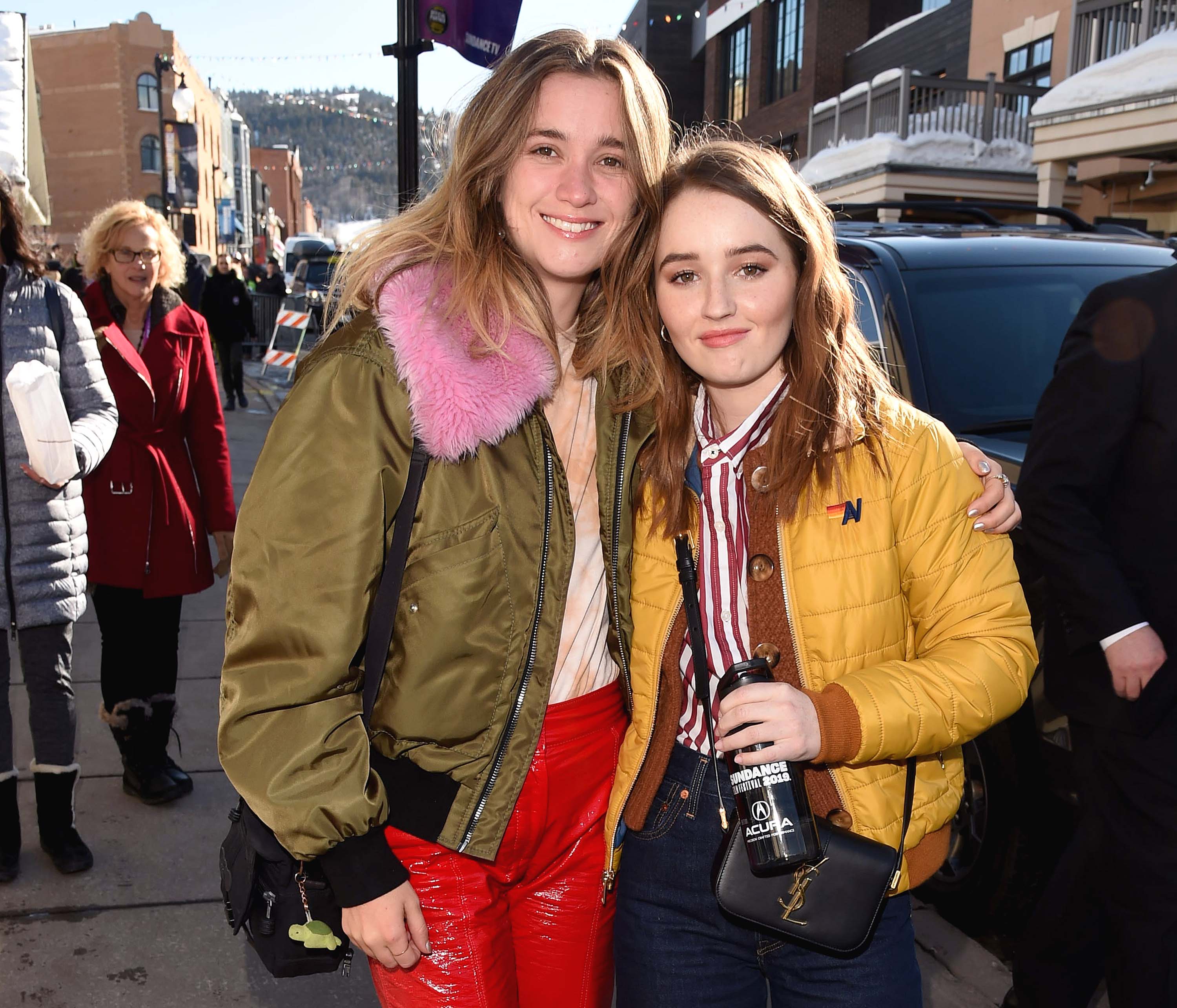 Kaitlyn Dever and Alice Englert out and about