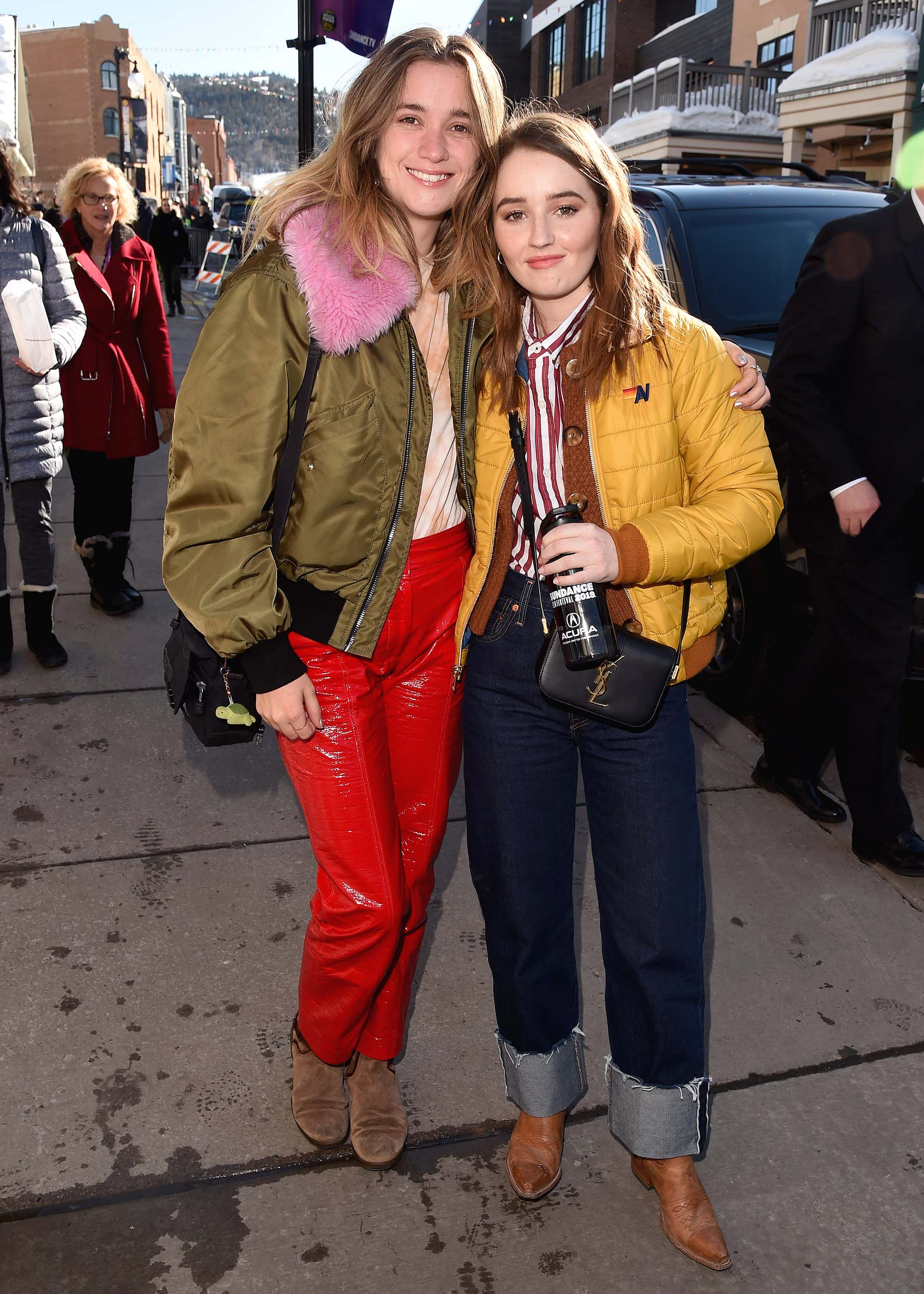 Kaitlyn Dever and Alice Englert out and about