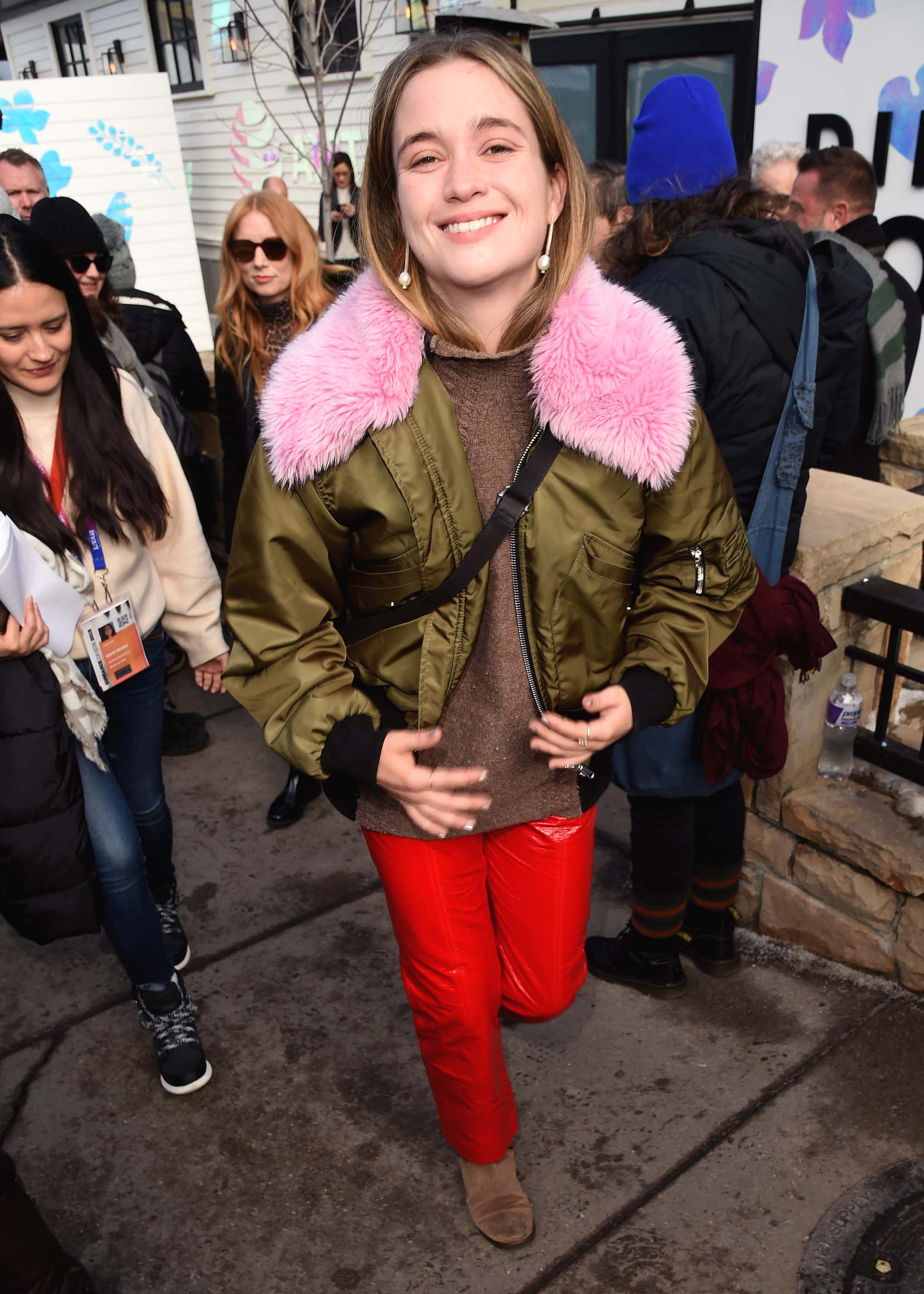 Kaitlyn Dever and Alice Englert out and about