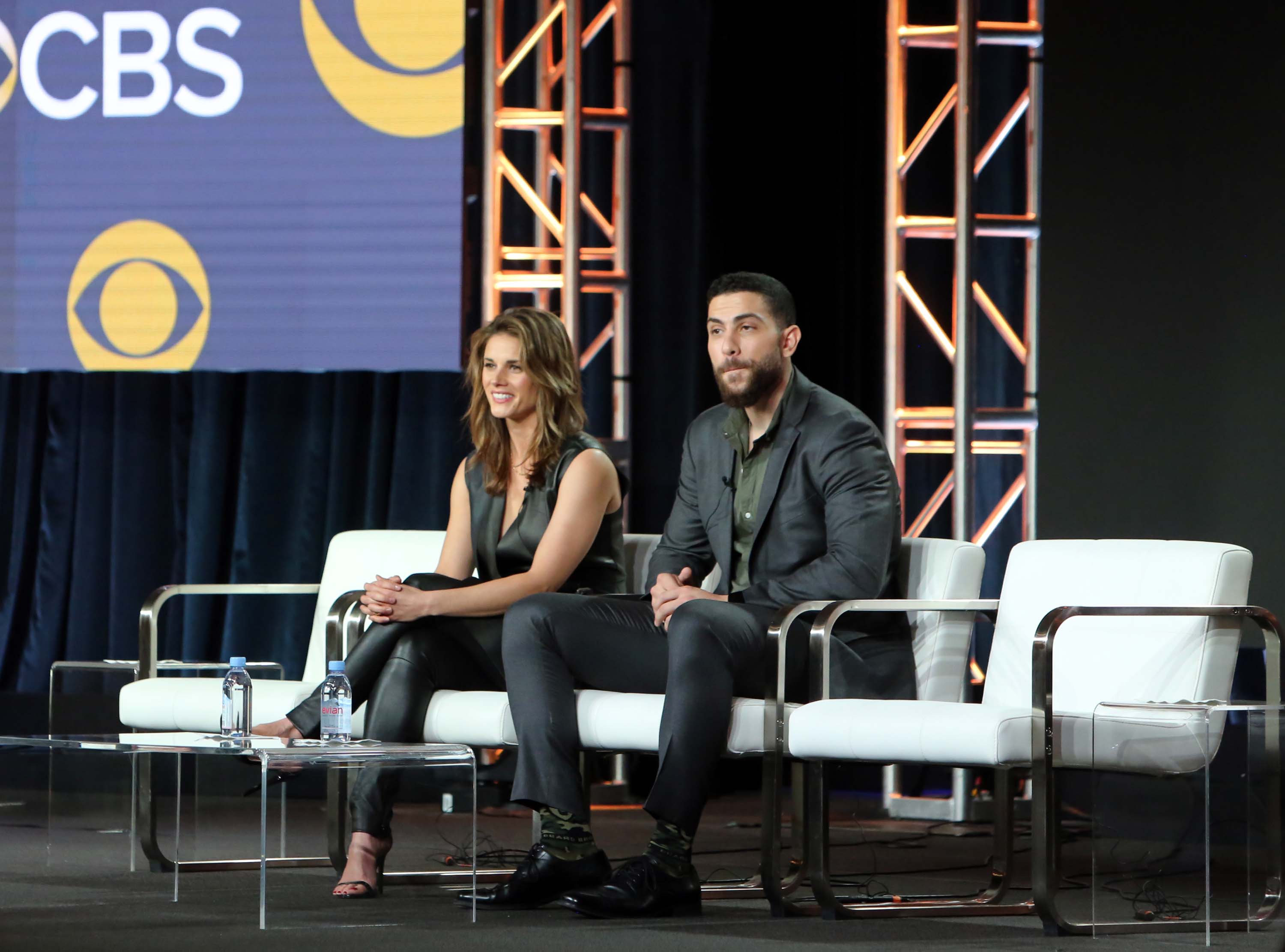 Missy Peregrym attends CBS FBI TV show panel