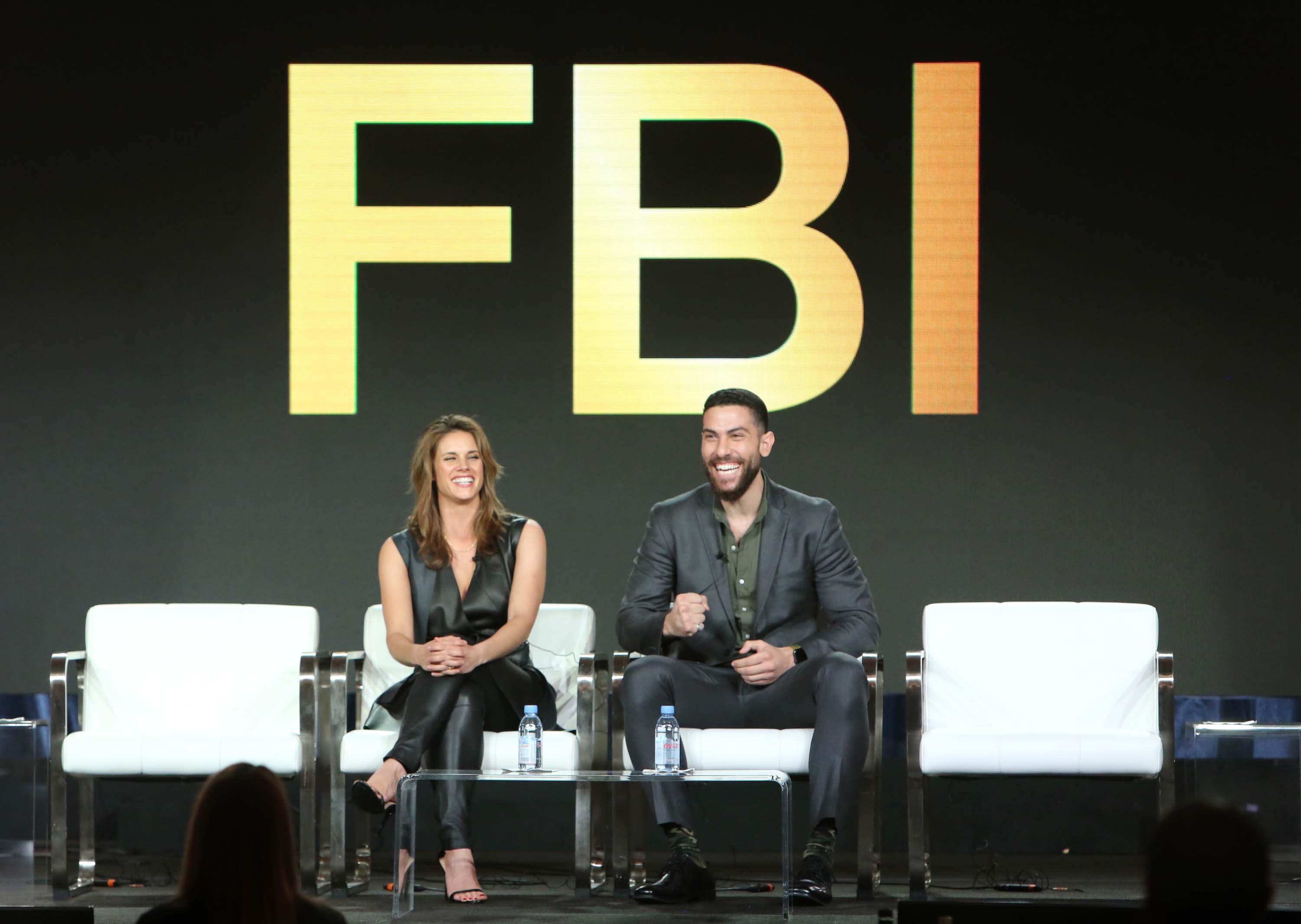 Missy Peregrym attends CBS FBI TV show panel
