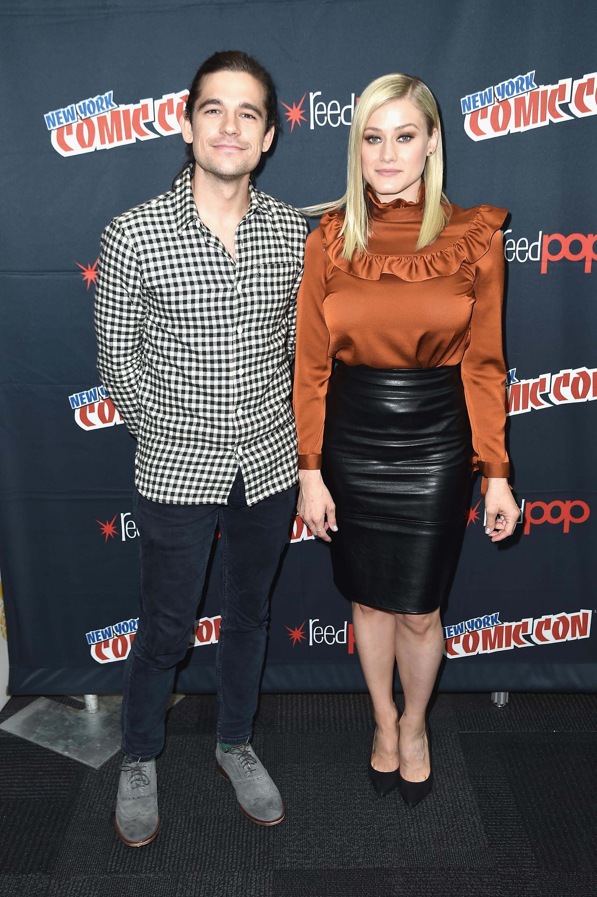 Olivia Taylor Dudley attends Syfy the Magicians panel