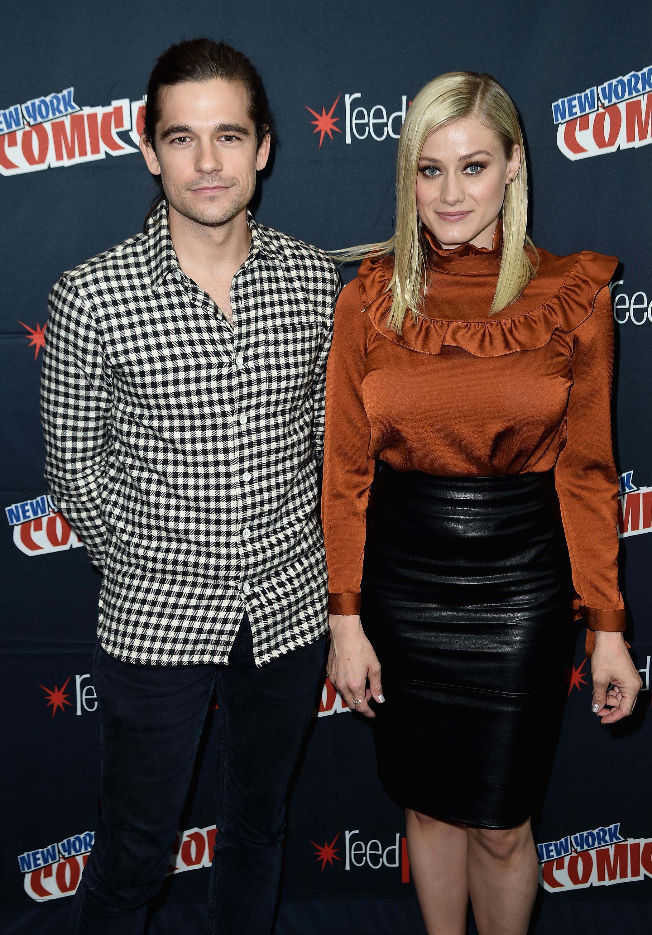 Olivia Taylor Dudley attends Syfy the Magicians panel