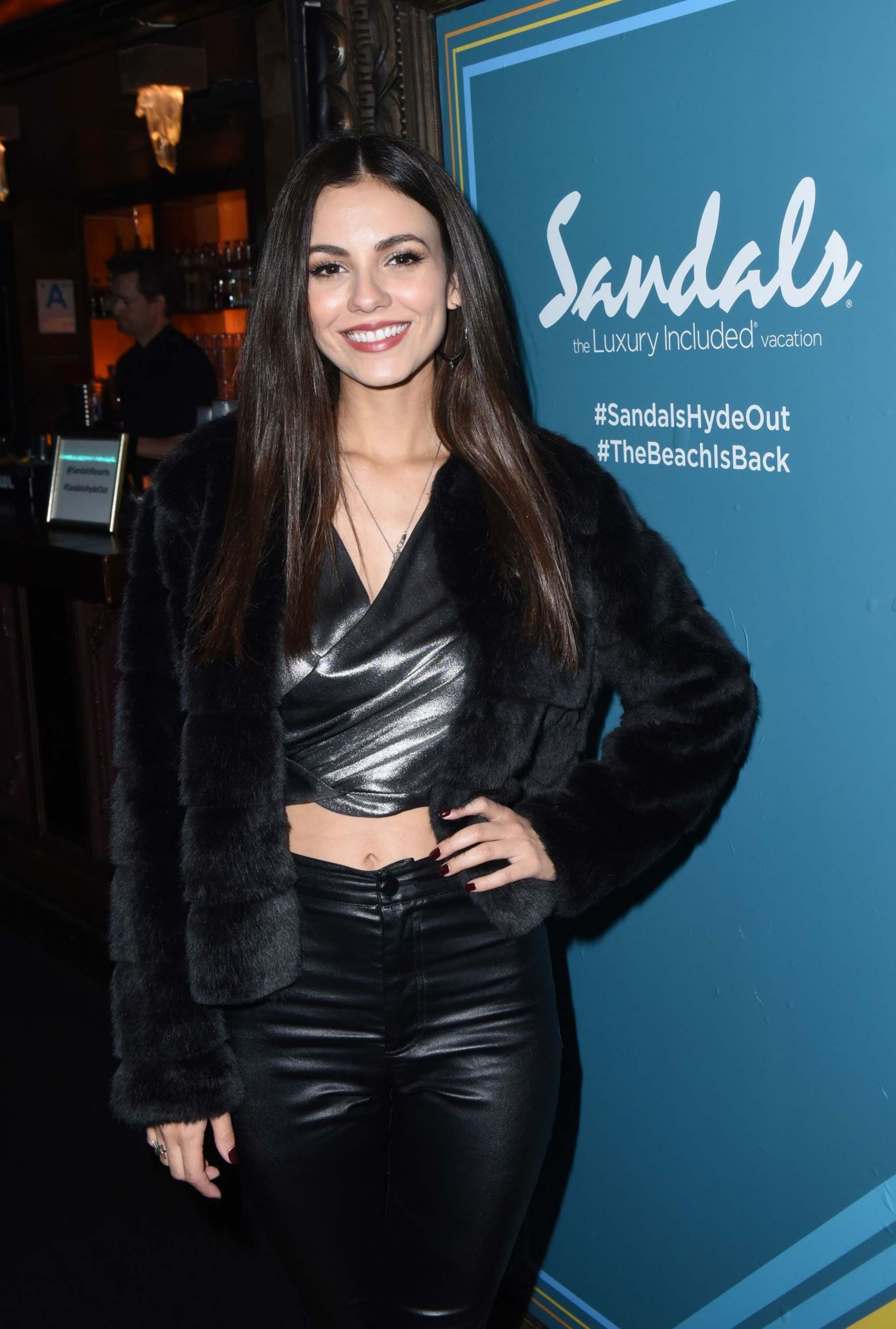 Victoria Justice attends Elton John Farewell concert private event