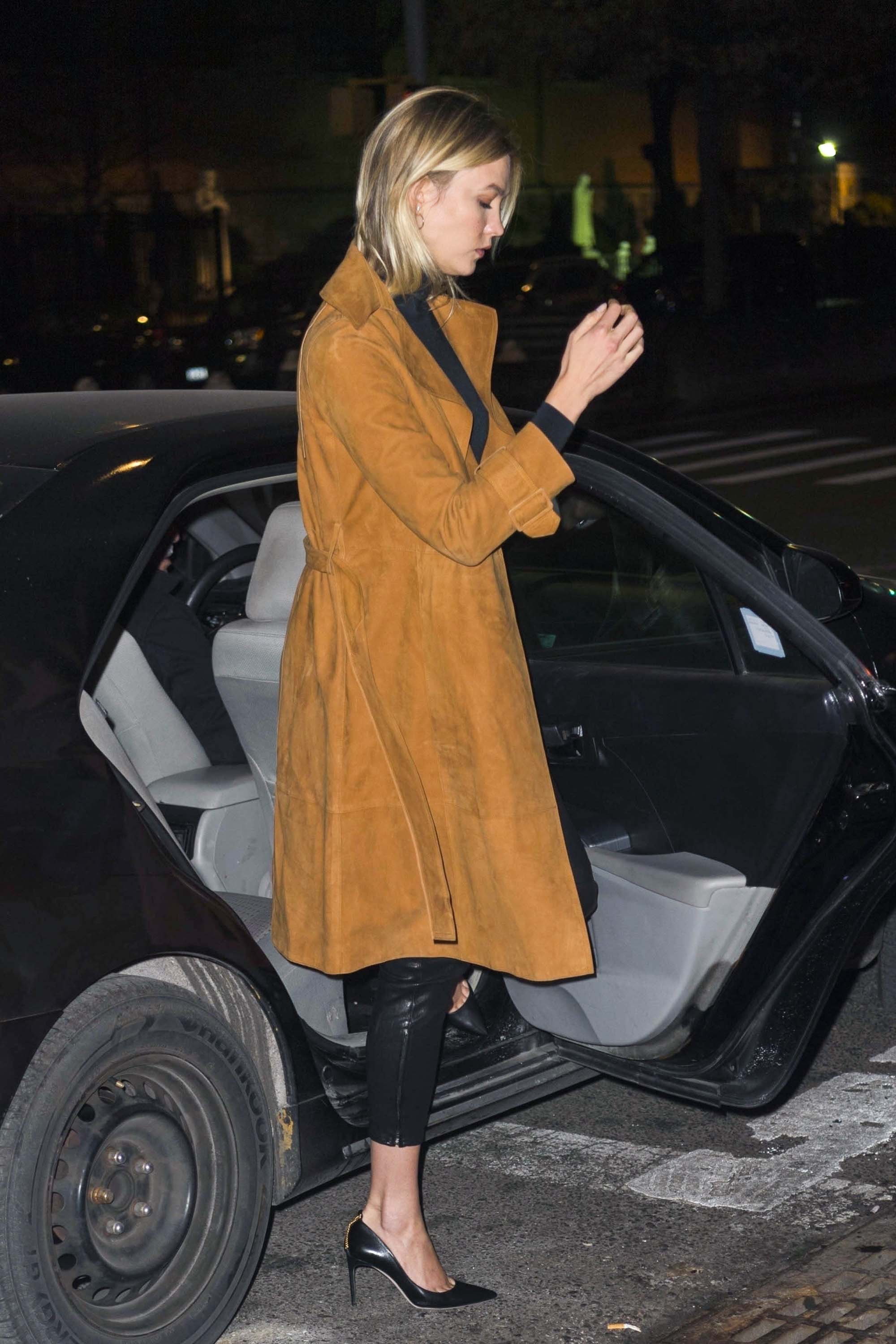 Karlie Kloss arriving at the wrong restaurant