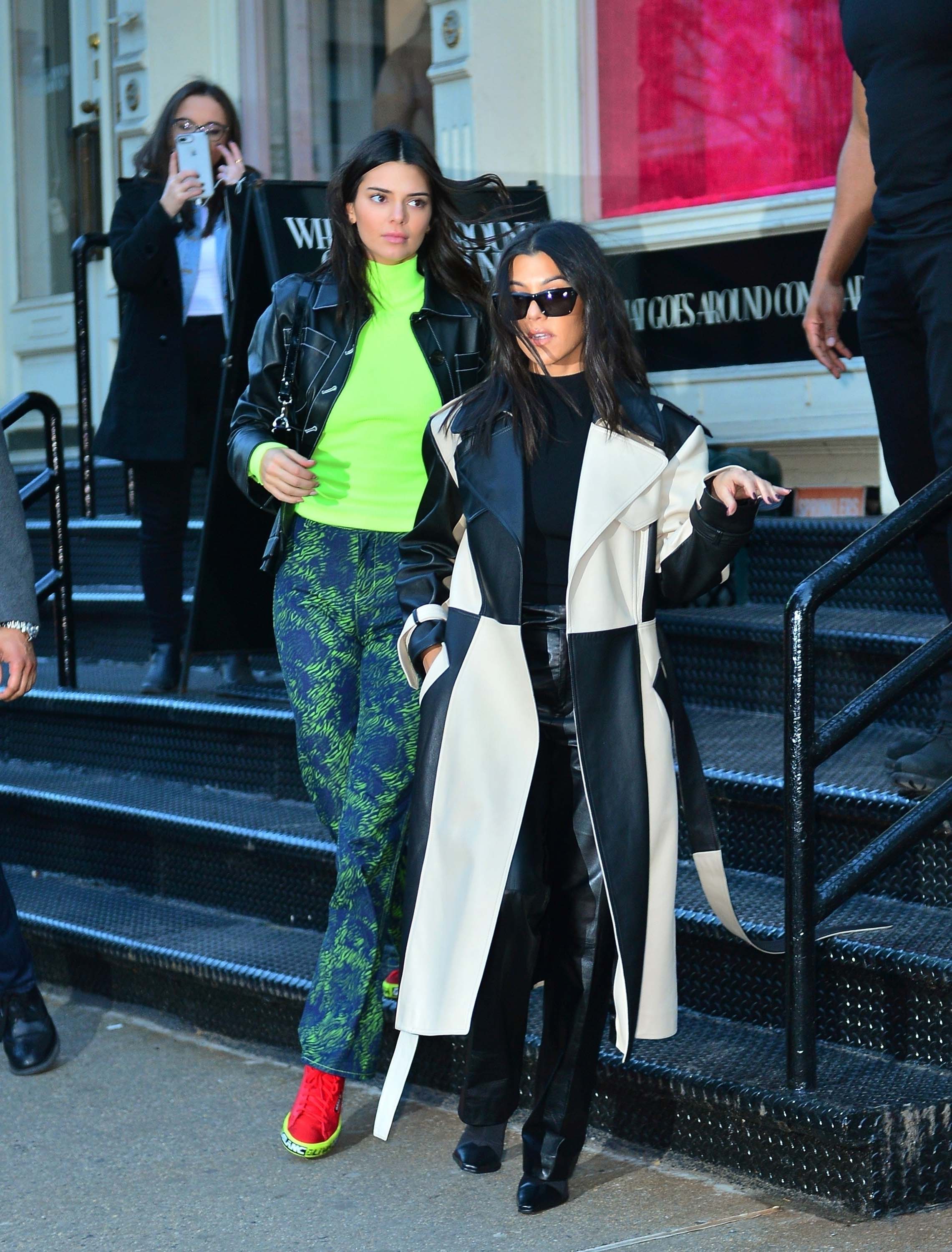 Kendall Jenner & Kourtney Kardashian spend the afternoon shopping