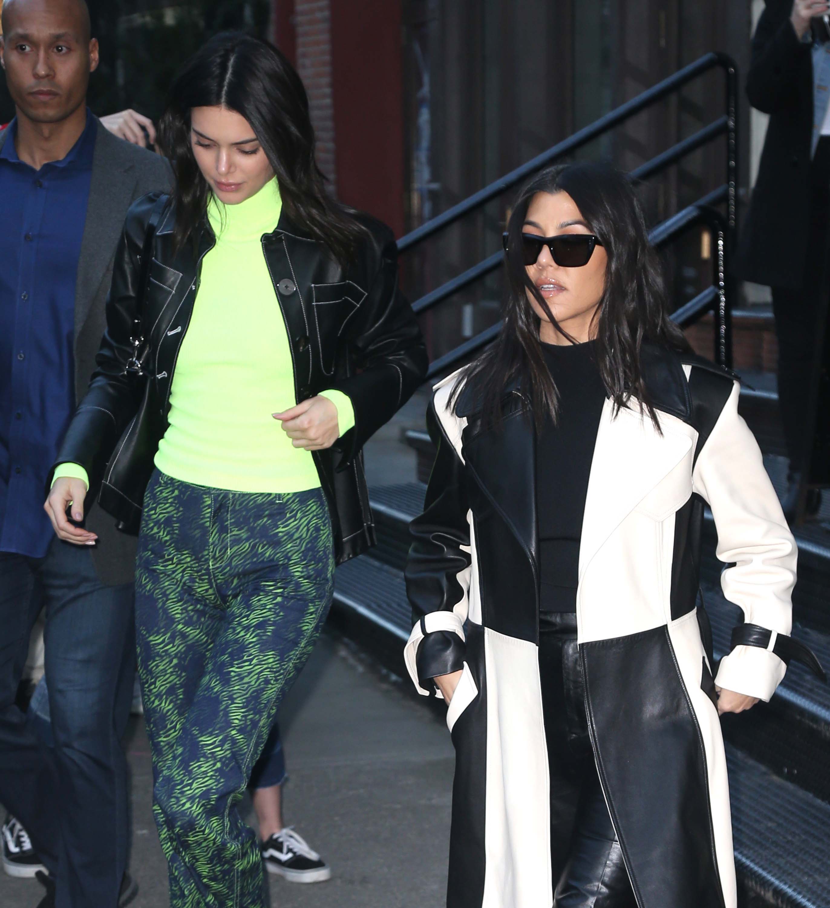 Kendall Jenner & Kourtney Kardashian spend the afternoon shopping