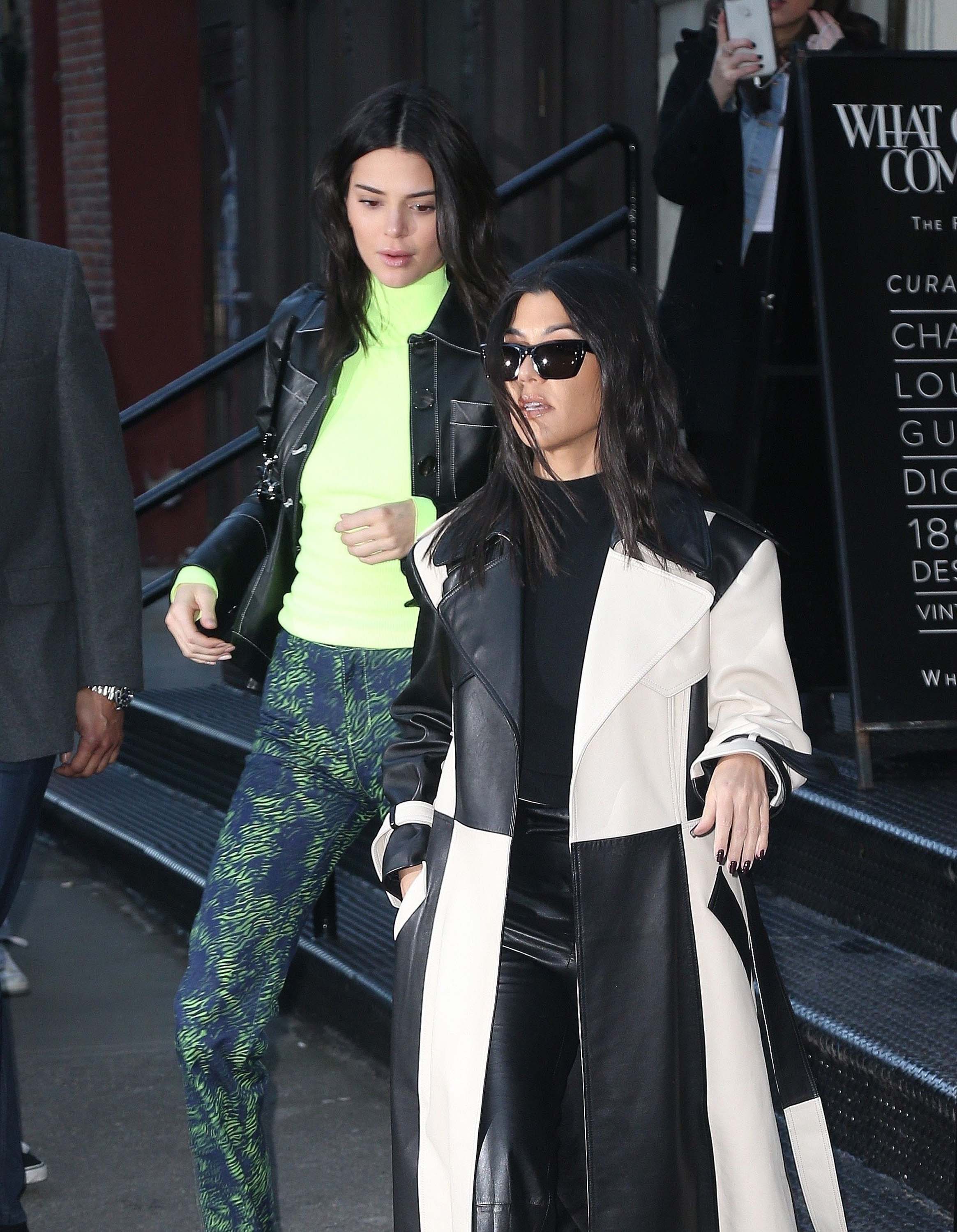 Kendall Jenner & Kourtney Kardashian spend the afternoon shopping