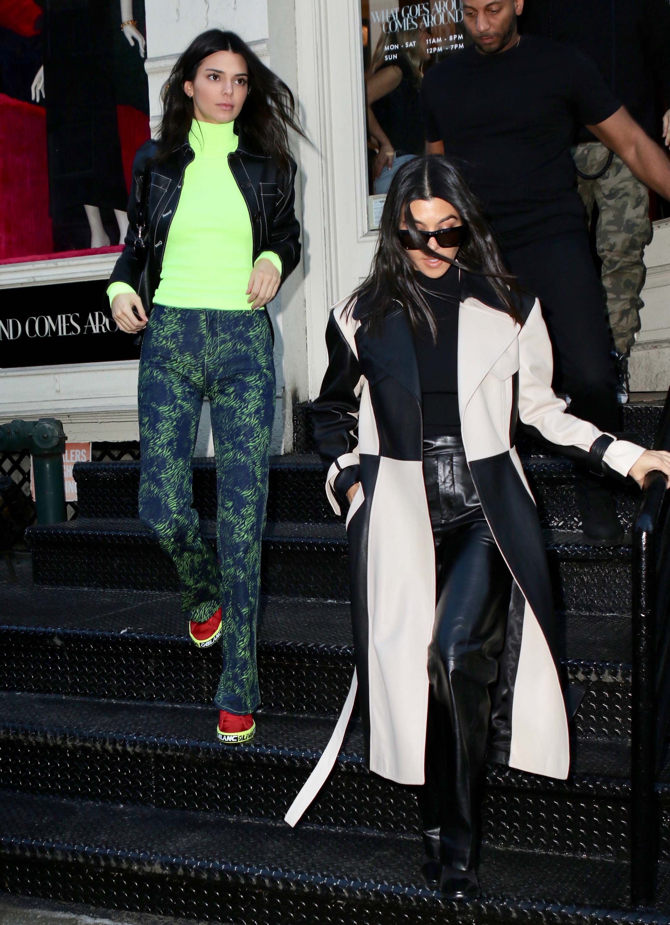 Kendall Jenner & Kourtney Kardashian spend the afternoon shopping