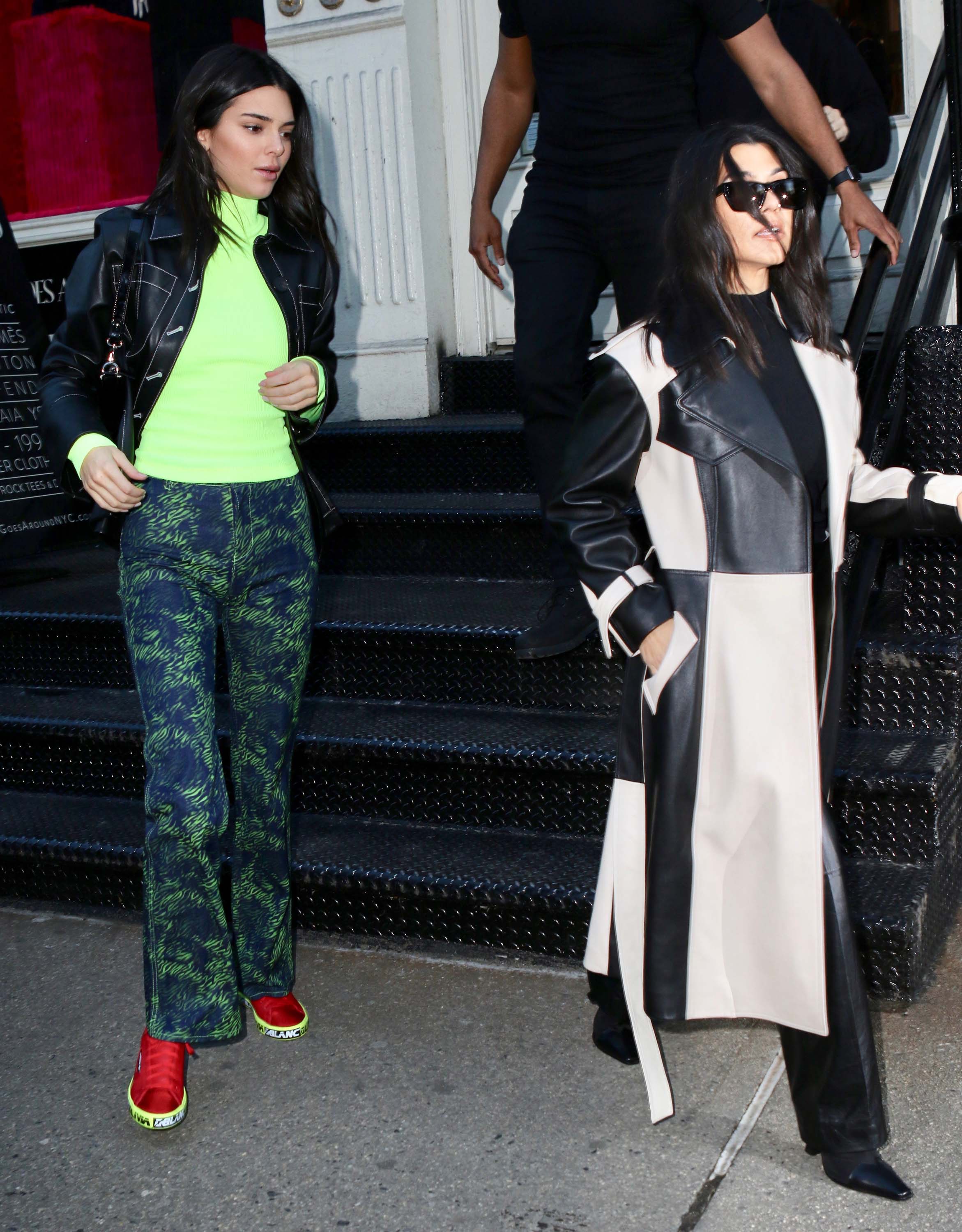 Kendall Jenner & Kourtney Kardashian spend the afternoon shopping