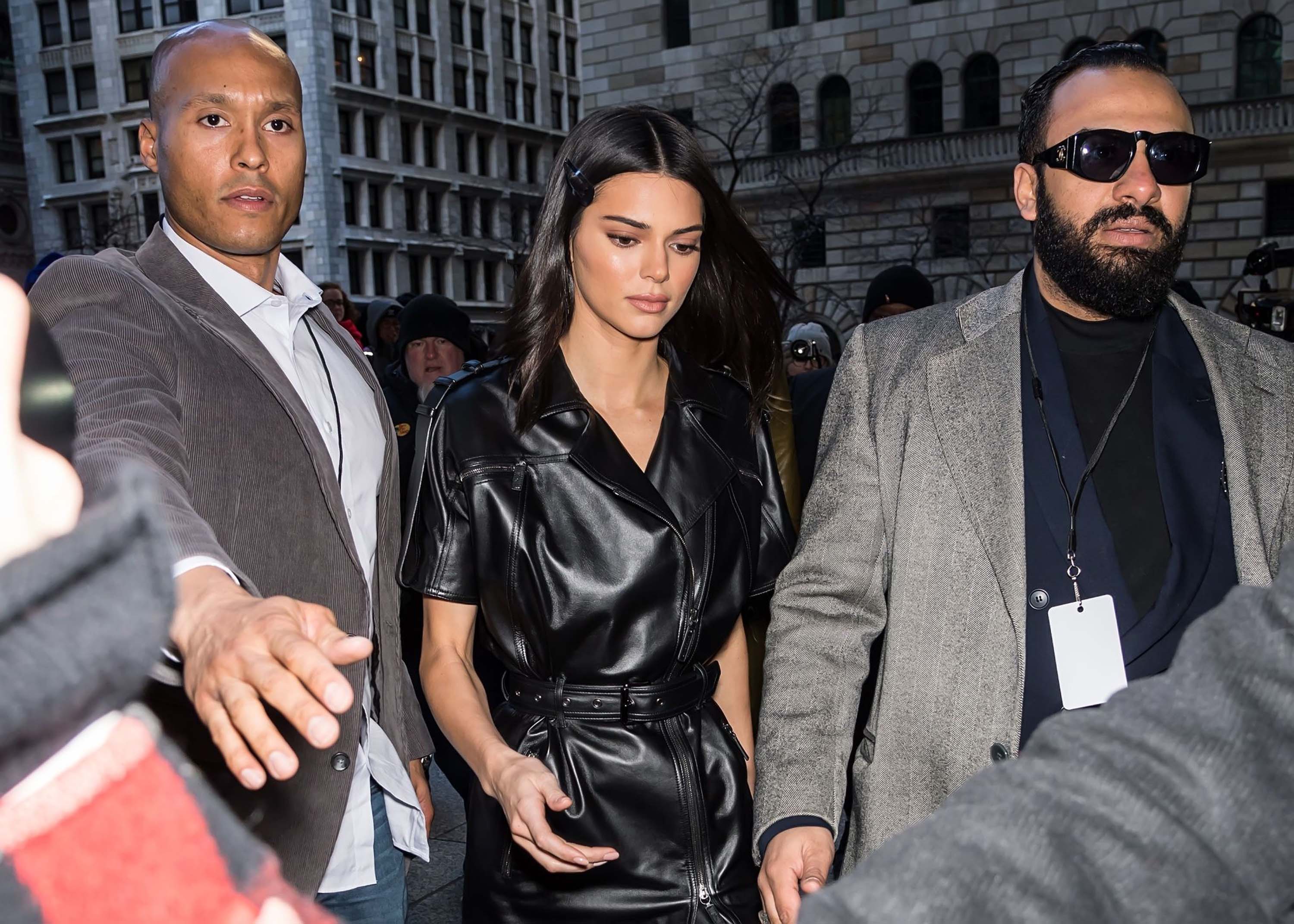 Kendall Jenner attends Long Champs Fashion Show