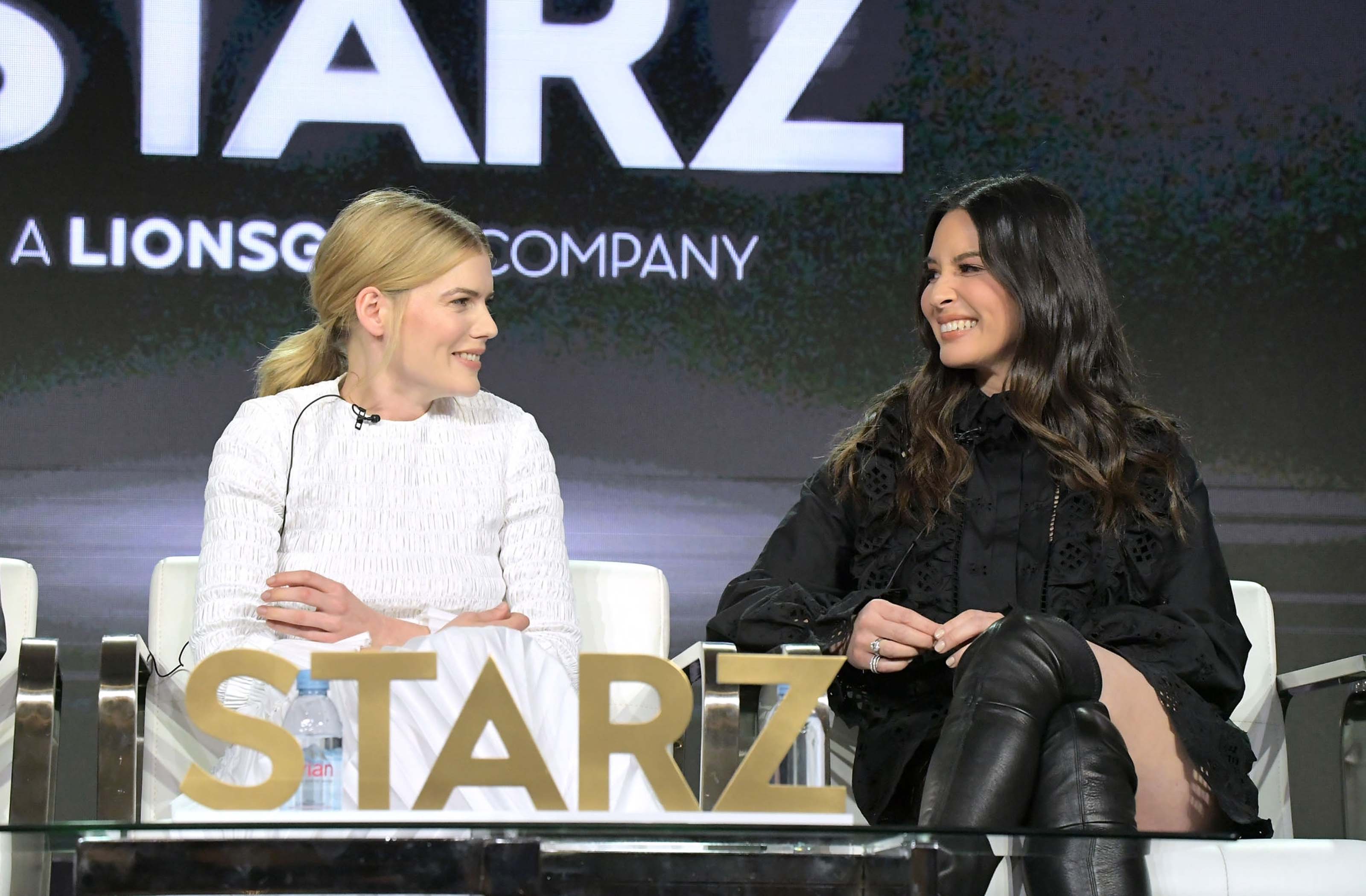 Olivia Munn attends Starz Winter TCA Panel & All-Star After Party
