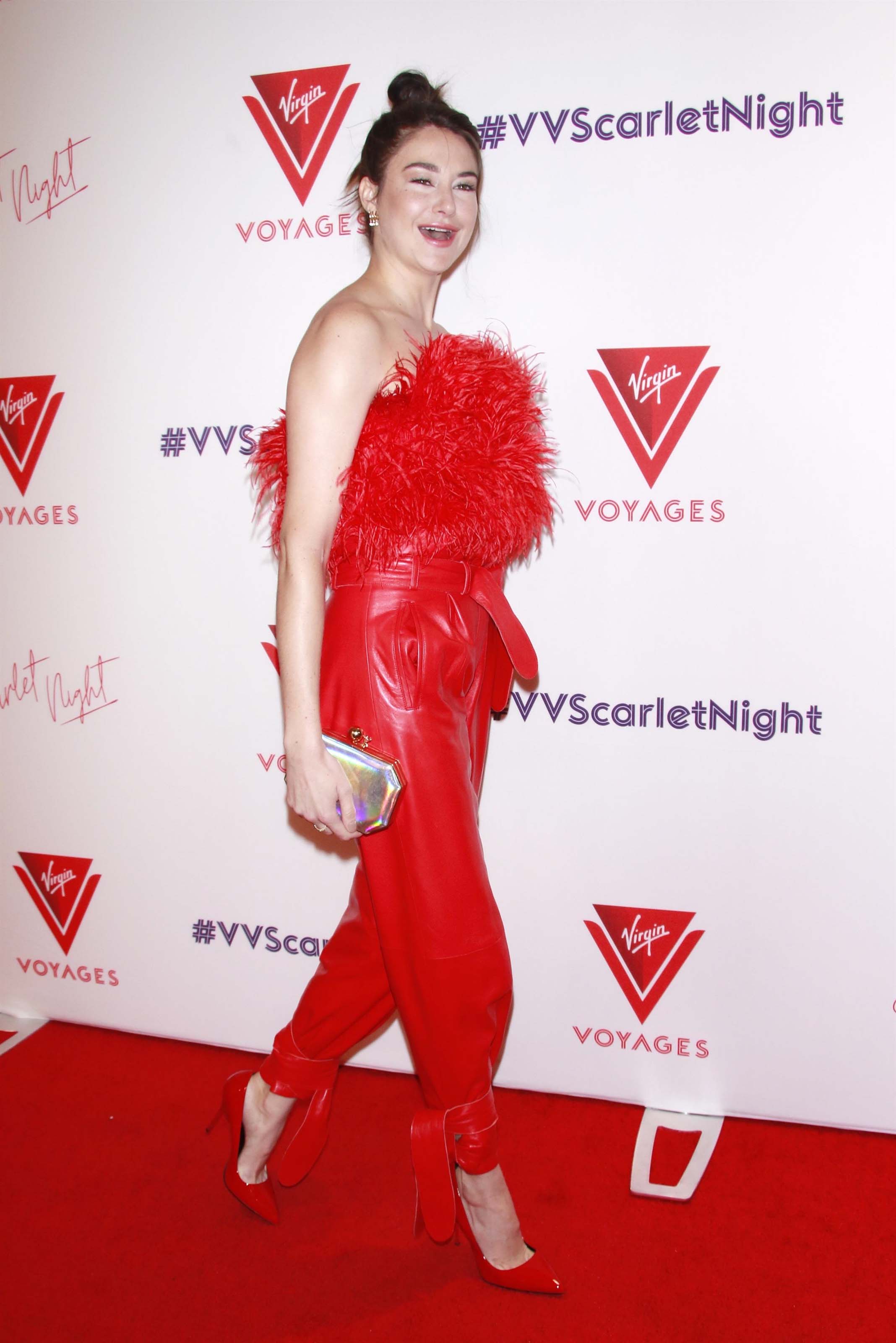 Shailene Woodley attends Virgin Voyages Scarlet Night Celebration