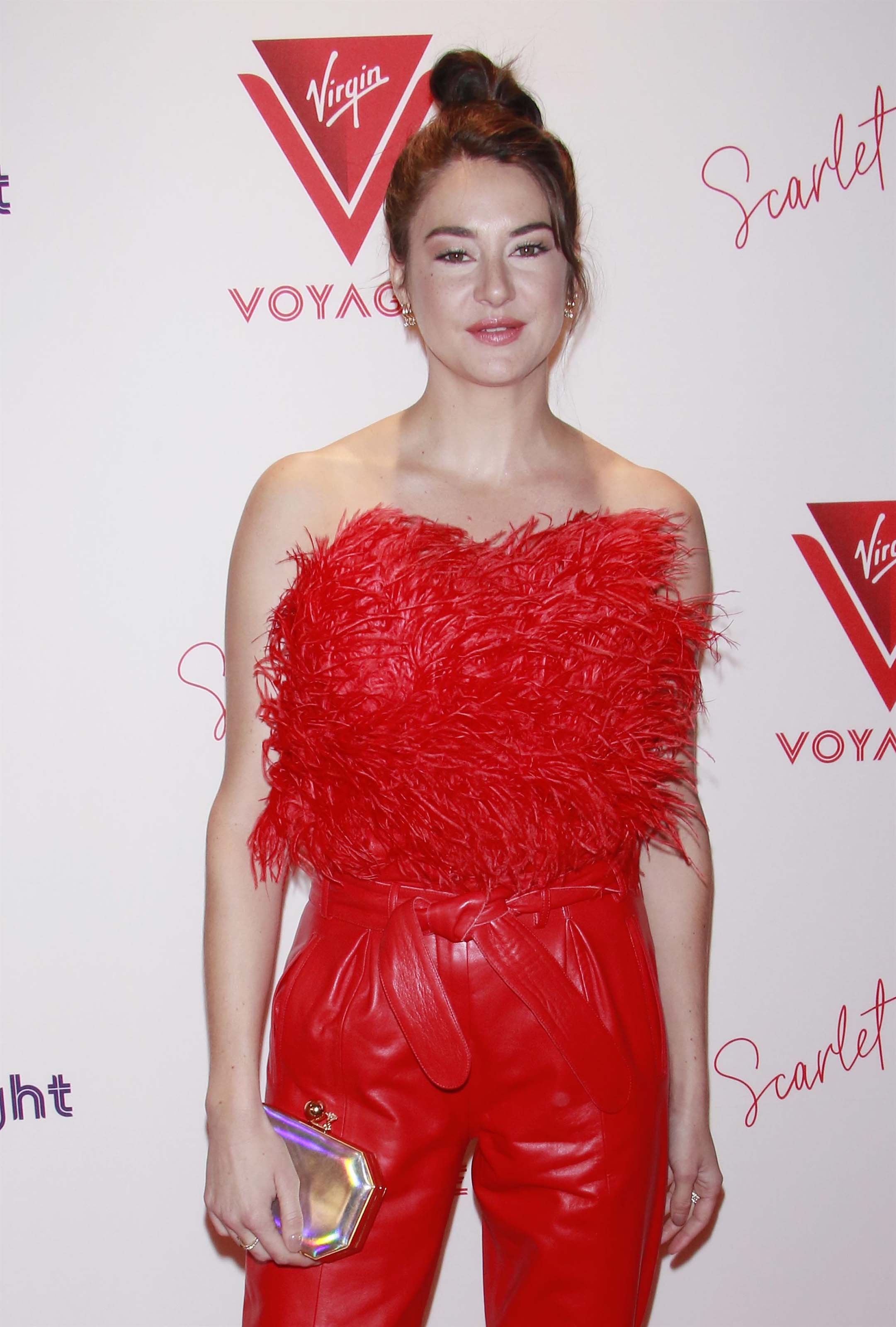 Shailene Woodley attends Virgin Voyages Scarlet Night Celebration