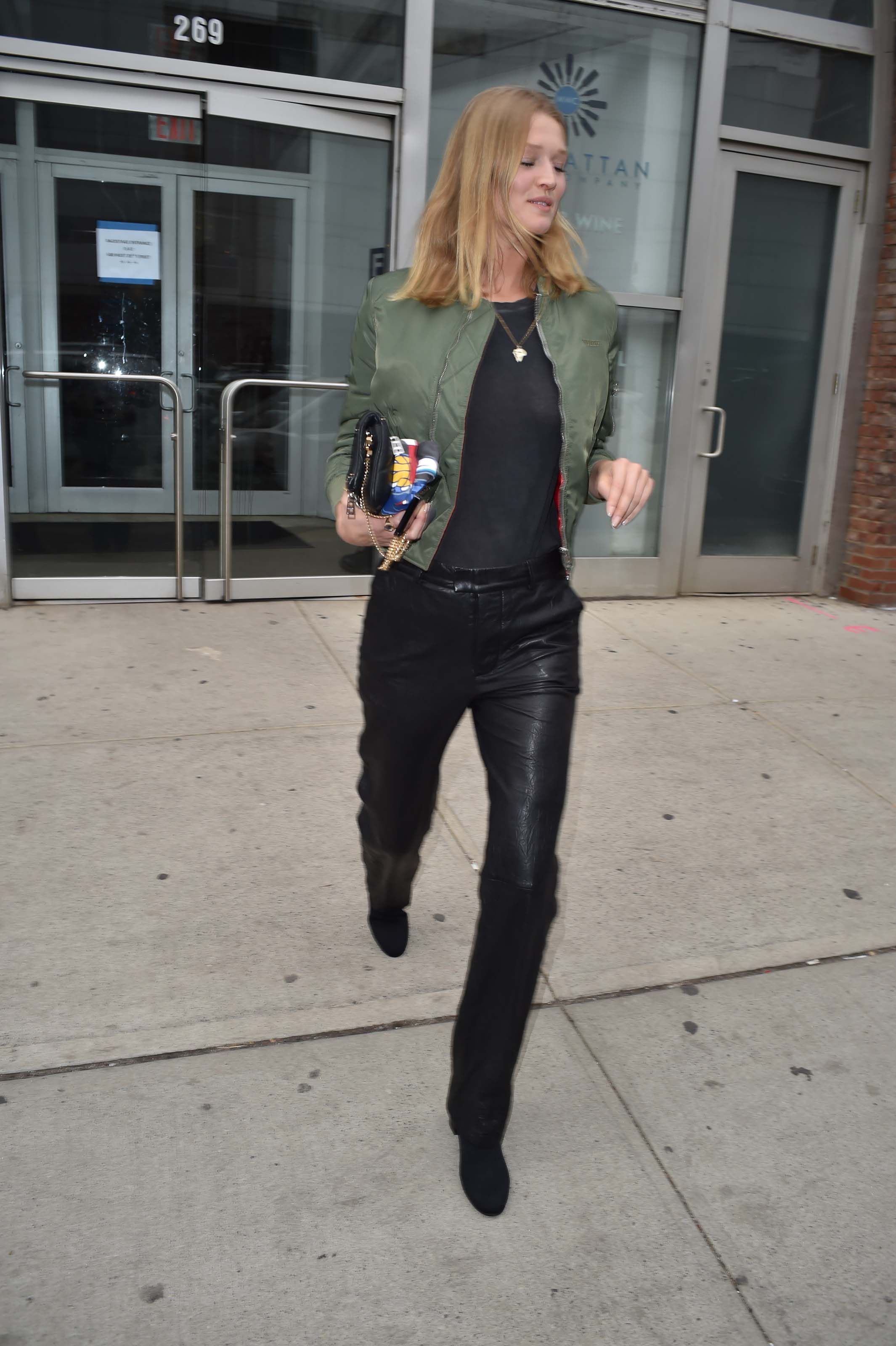 Toni Garrn is seen out in Soho