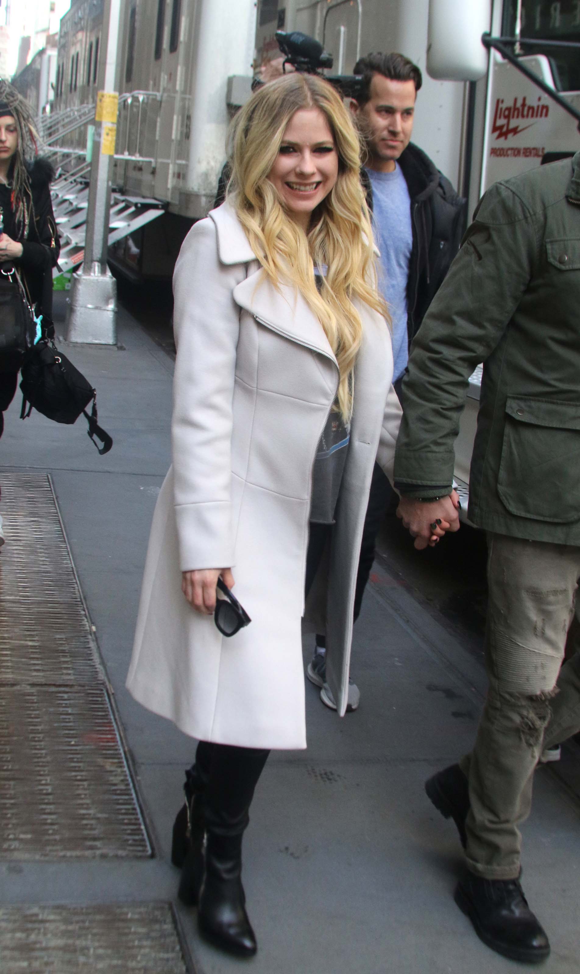 Avril Lavigne out and about in NYC