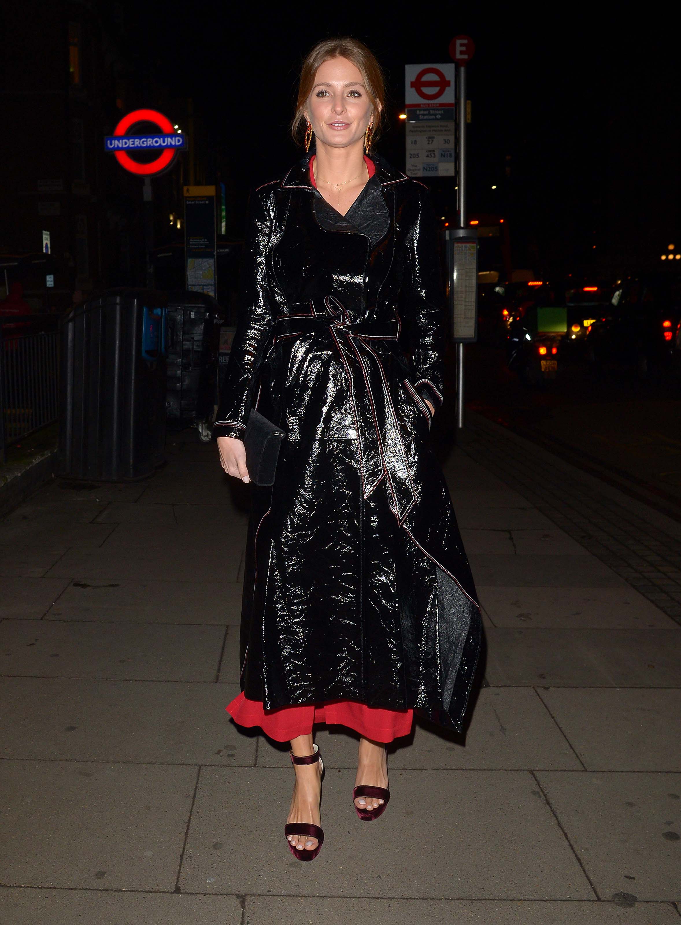 Millie Mackintosh seen attending Fashion Fighting Poverty for Oxfam